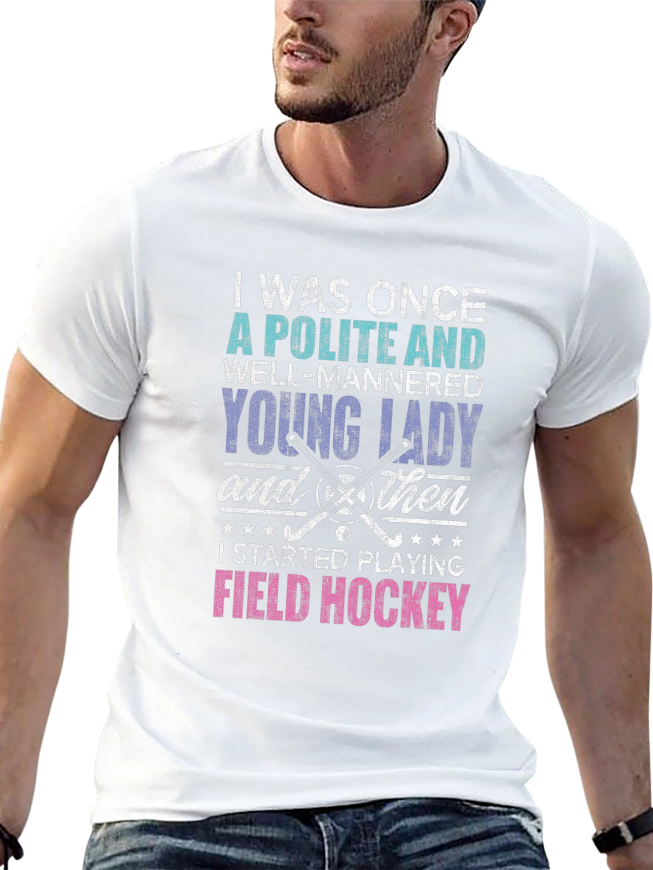 Polite Lady Field Hockey T-Shirt