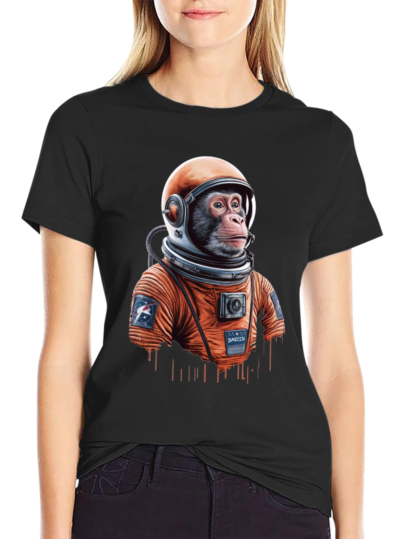Astro Chimp T-Shirt - Space Monkey Tee