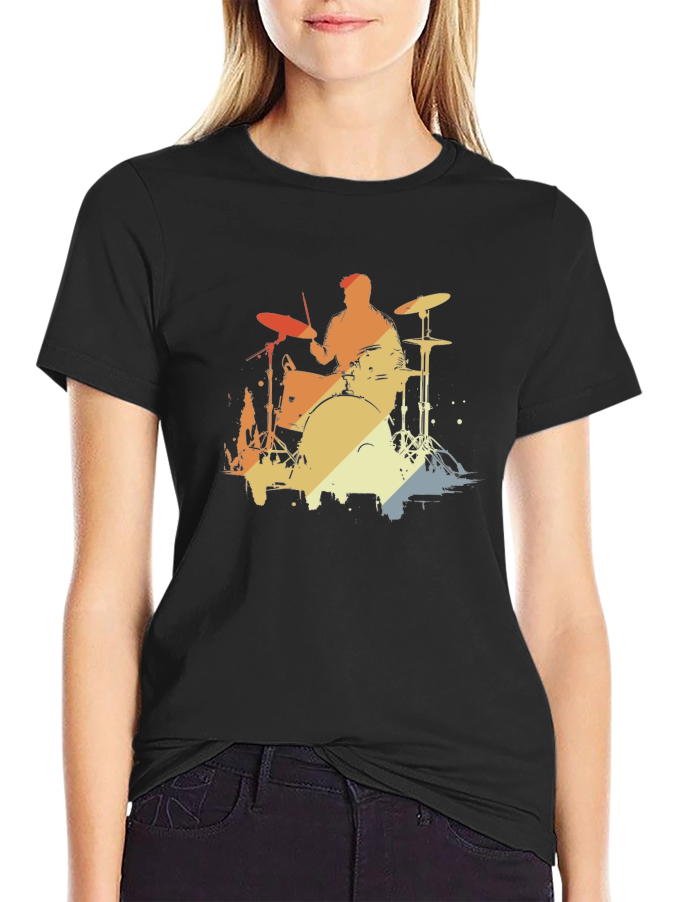 Retro Drummer Graphic Tee