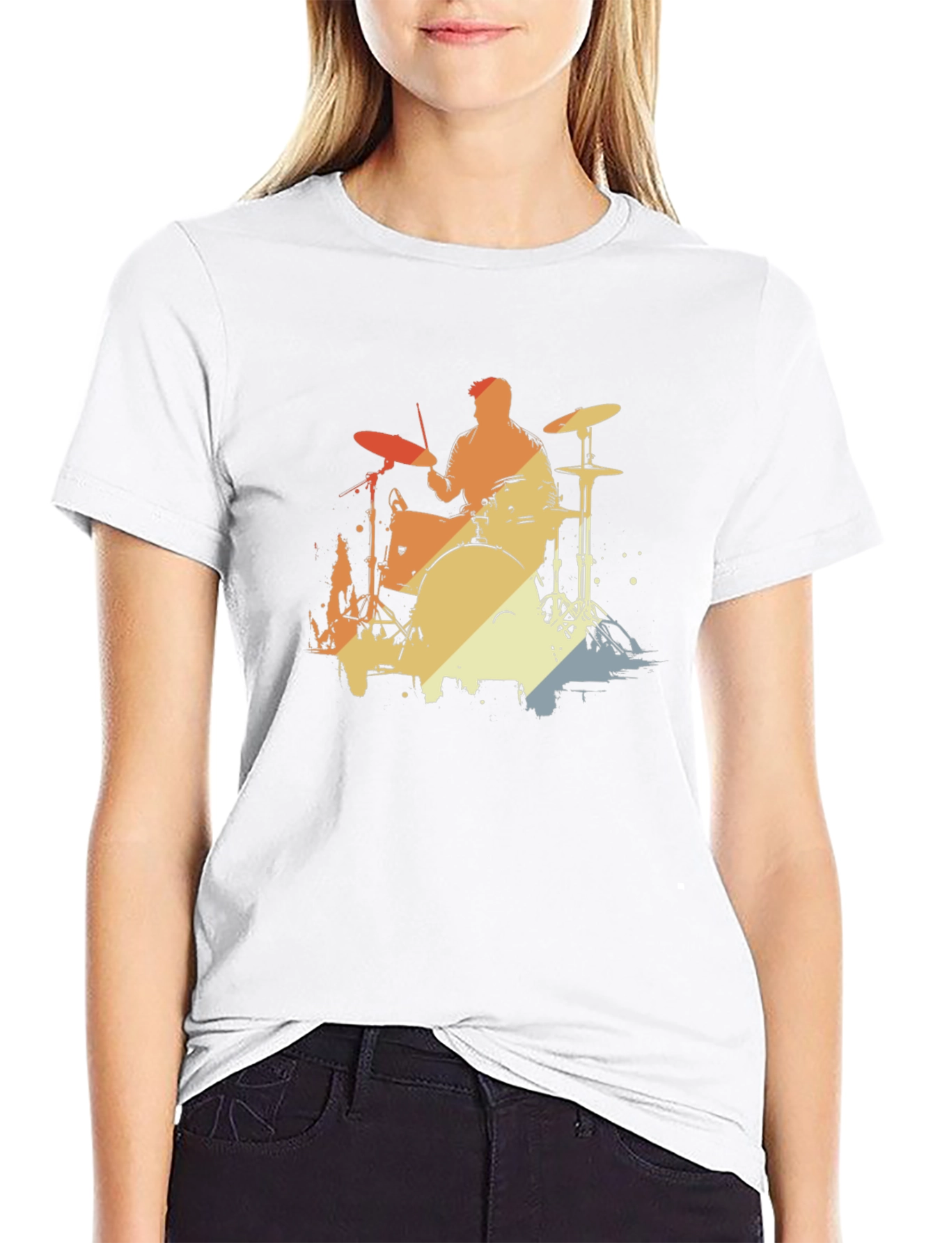 Retro Drummer Graphic Tee