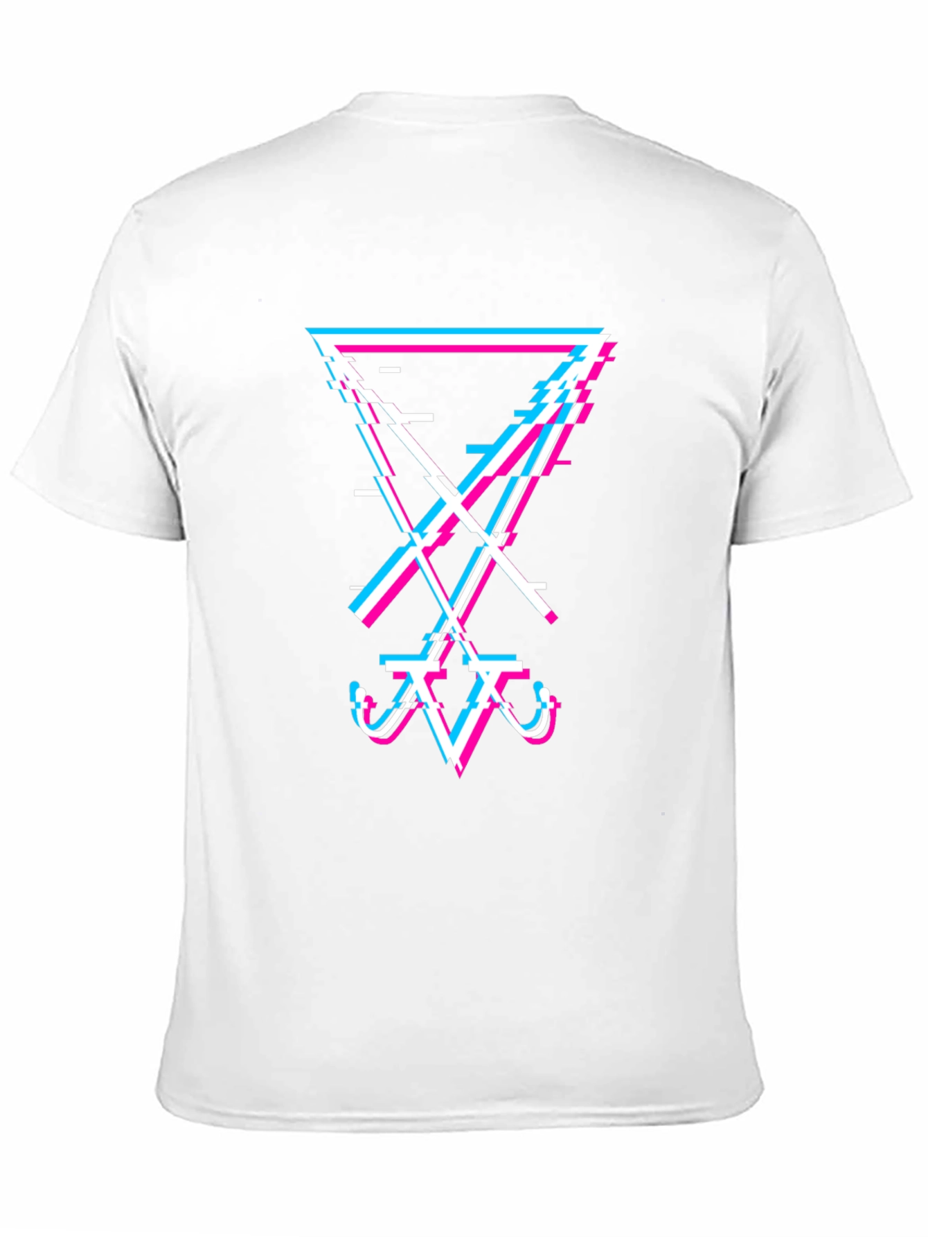 Glitch Art Graphic Tee - Modern Streetwear T-Shirt