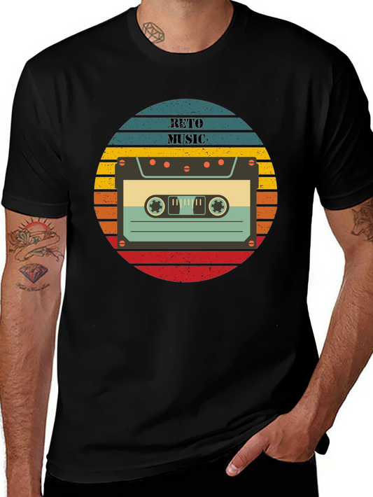 Retro Music Cassette T-Shirt
