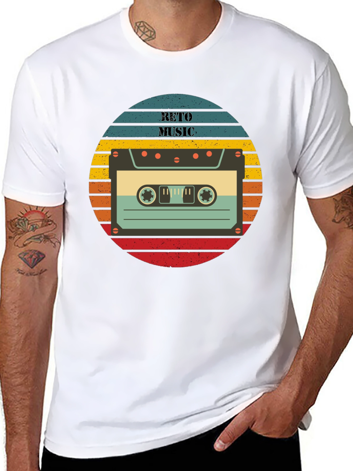 Retro Music Cassette T-Shirt