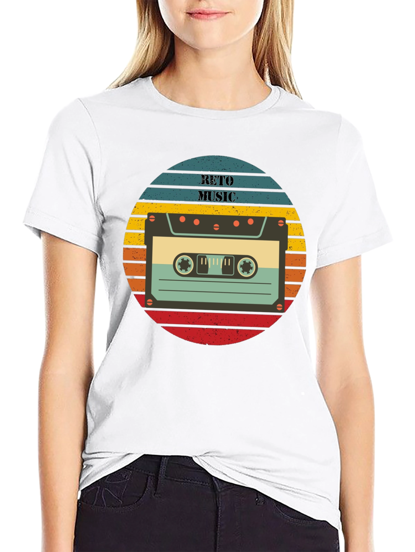 Retro Music Cassette T-Shirt