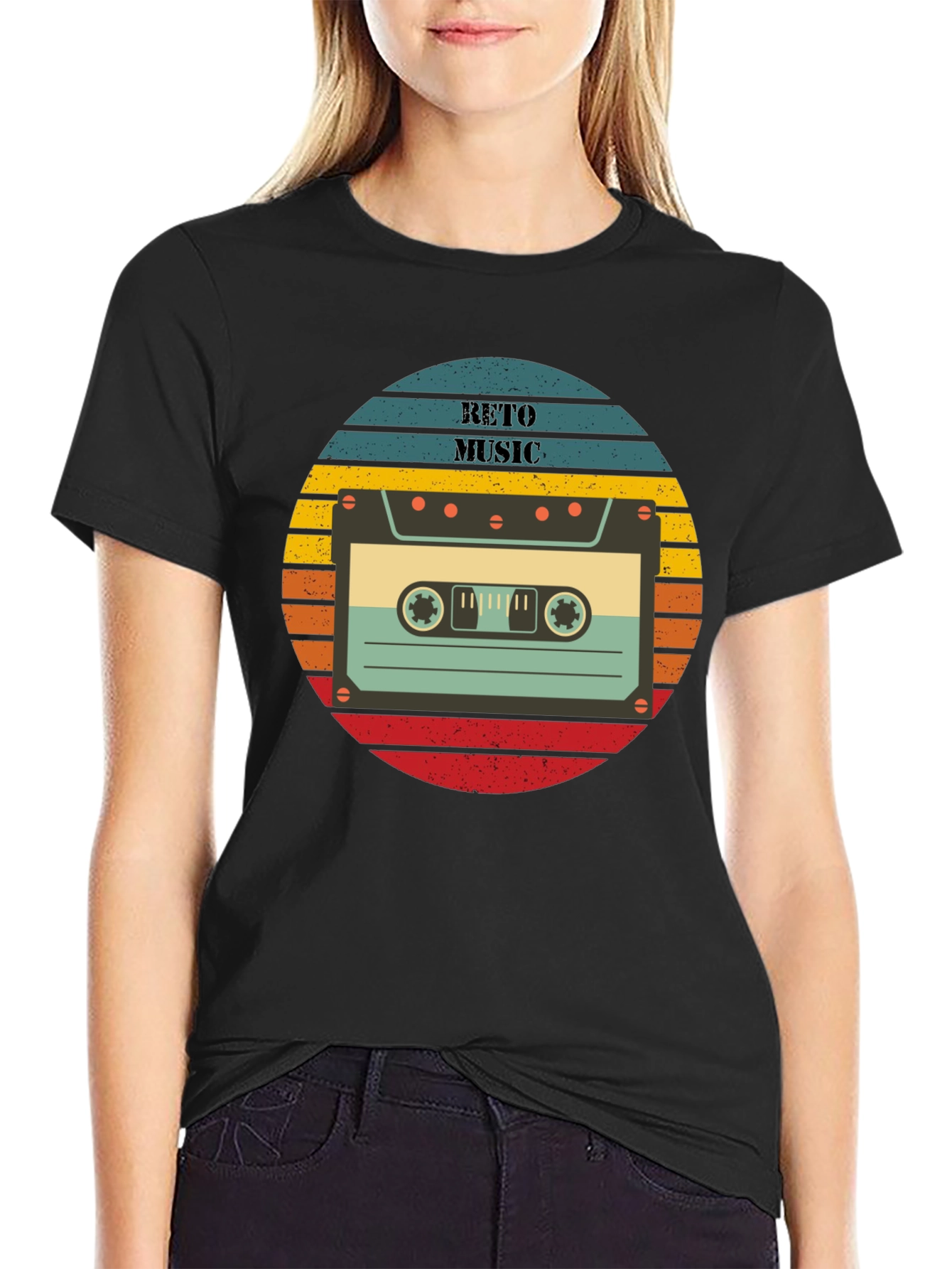 Retro Music Cassette T-Shirt