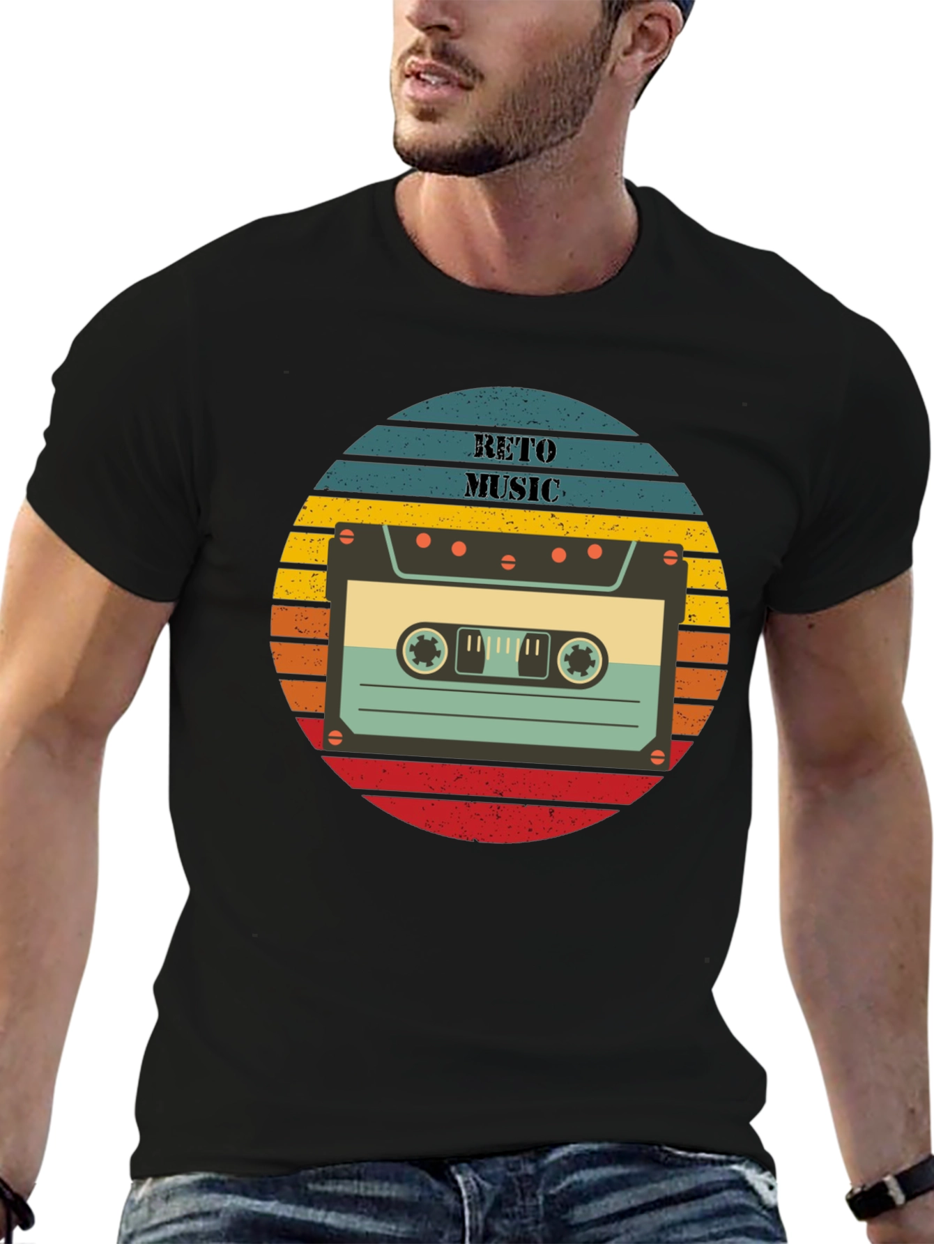 Retro Music Cassette T-Shirt