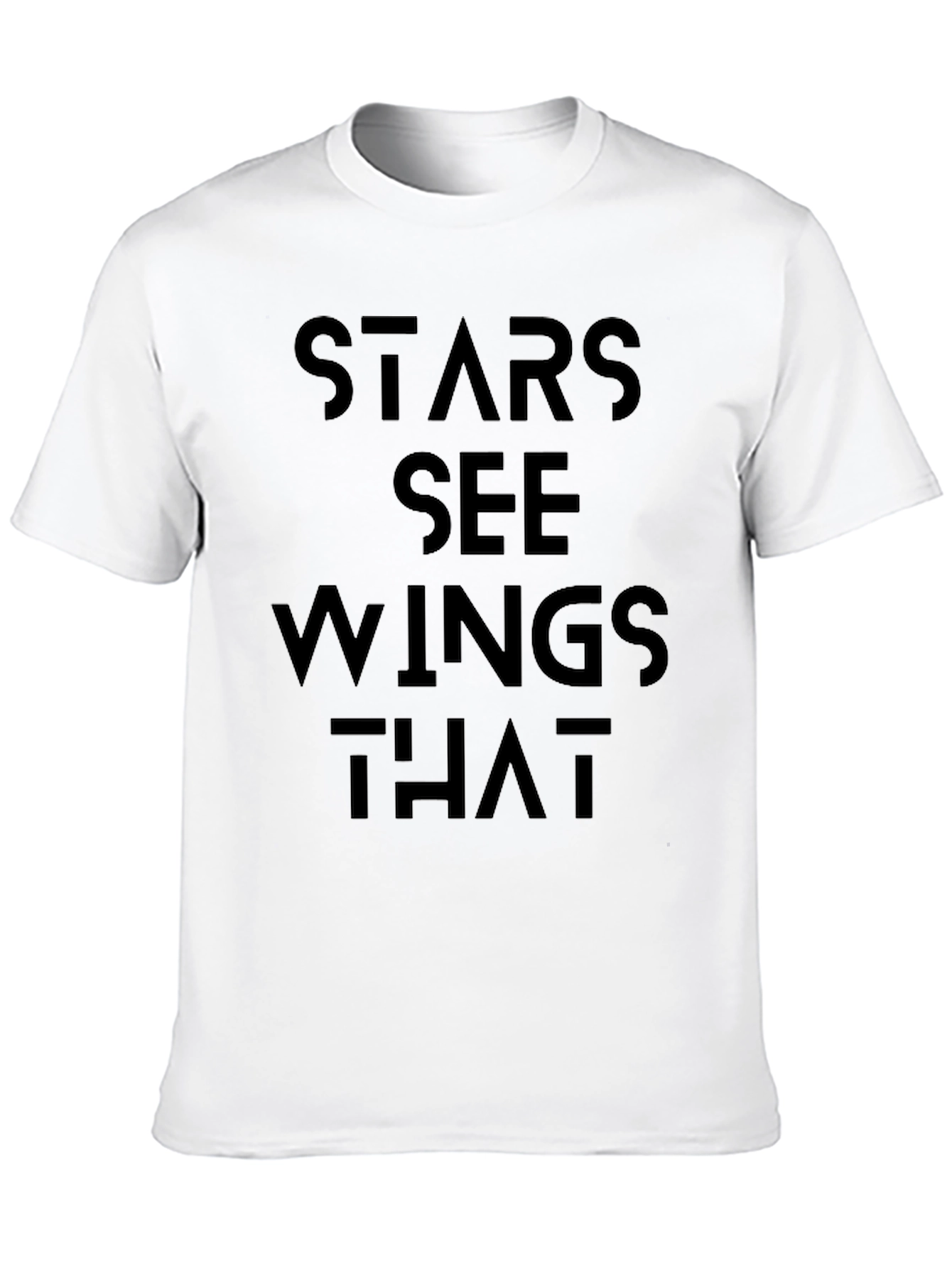 Stars See Wings That Black Graphic Tee