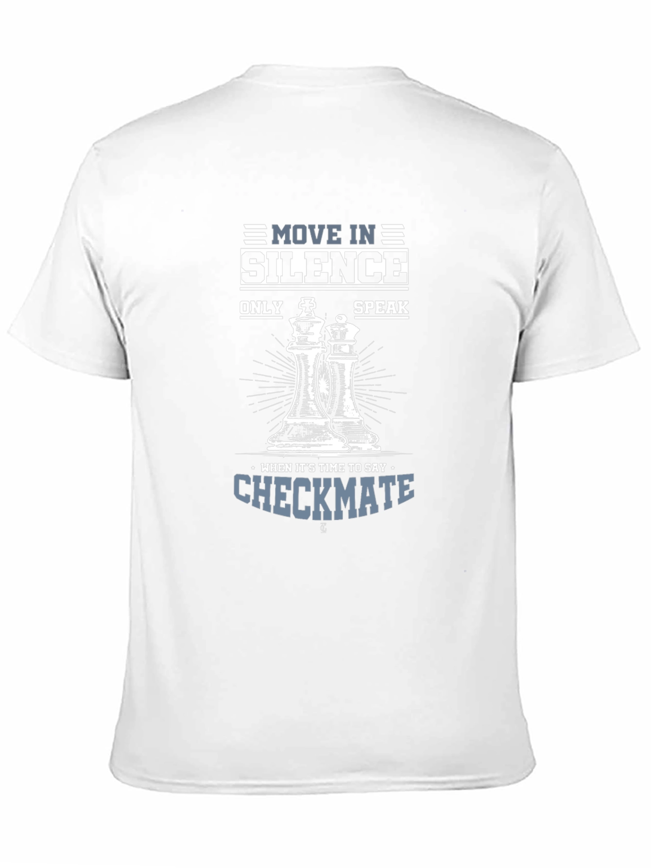 Move in Silence Chess Graphic T-Shirt