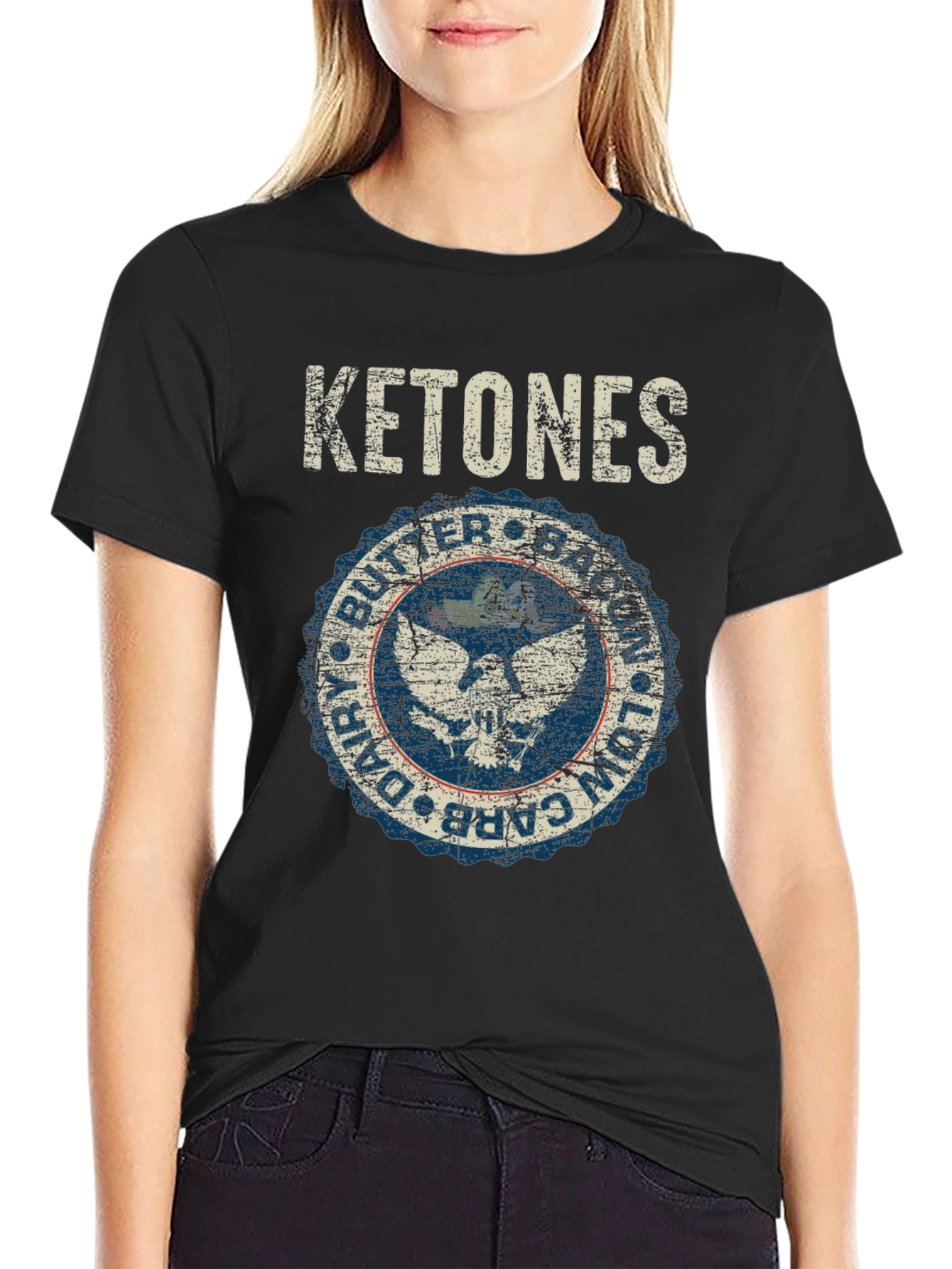 Ketones Butter Bacon T-Shirt - Low Carb Diet Apparel