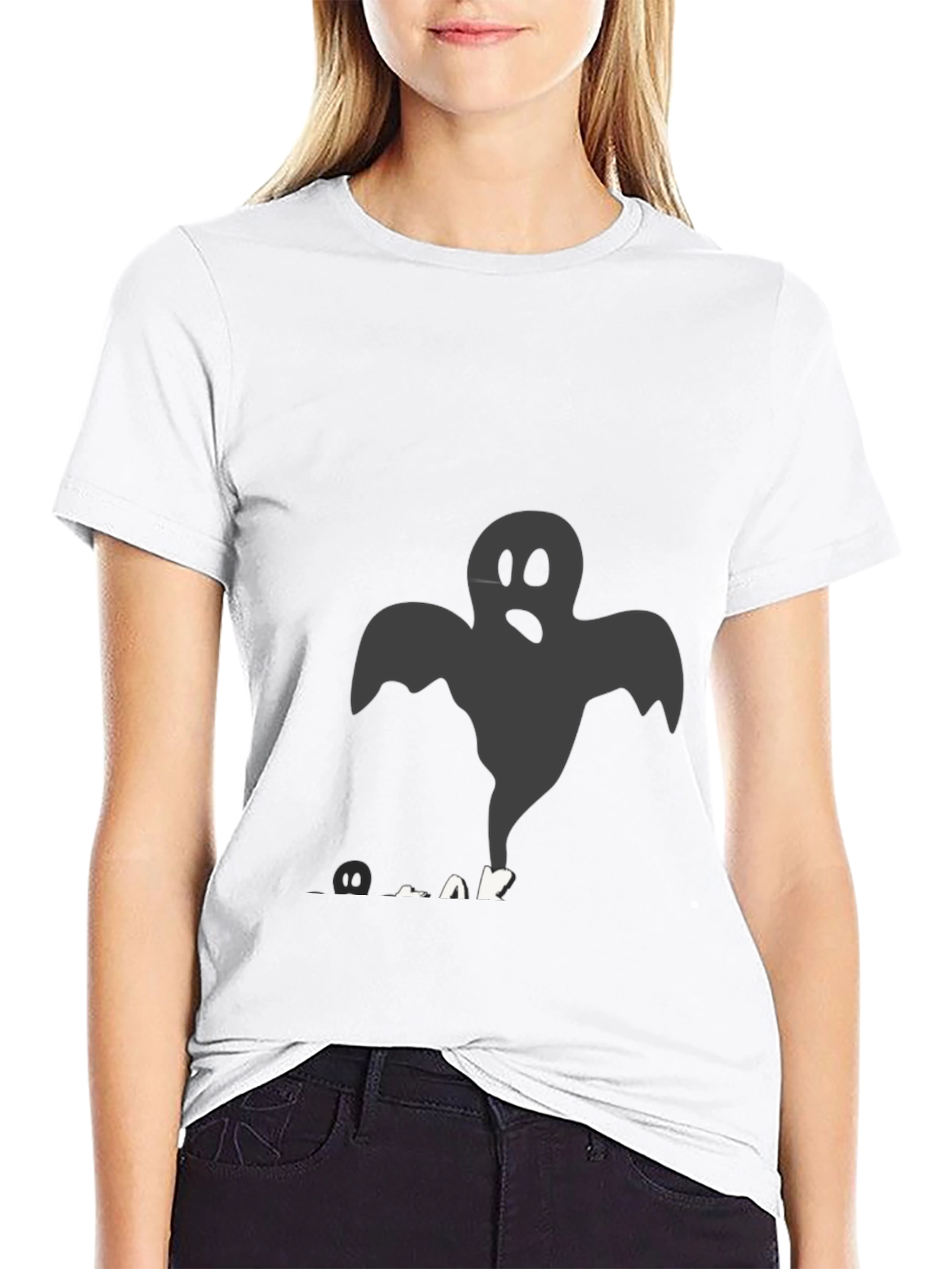Spooky Season Ghost Graphic Tee