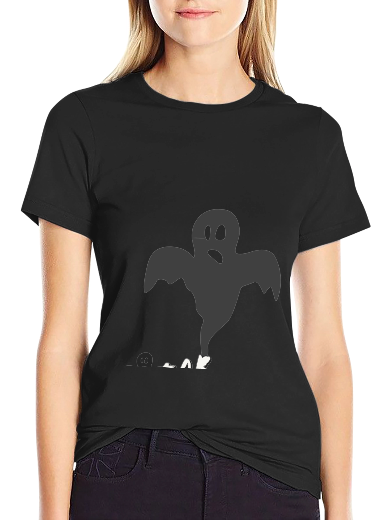 Spooky Season Ghost Graphic Tee