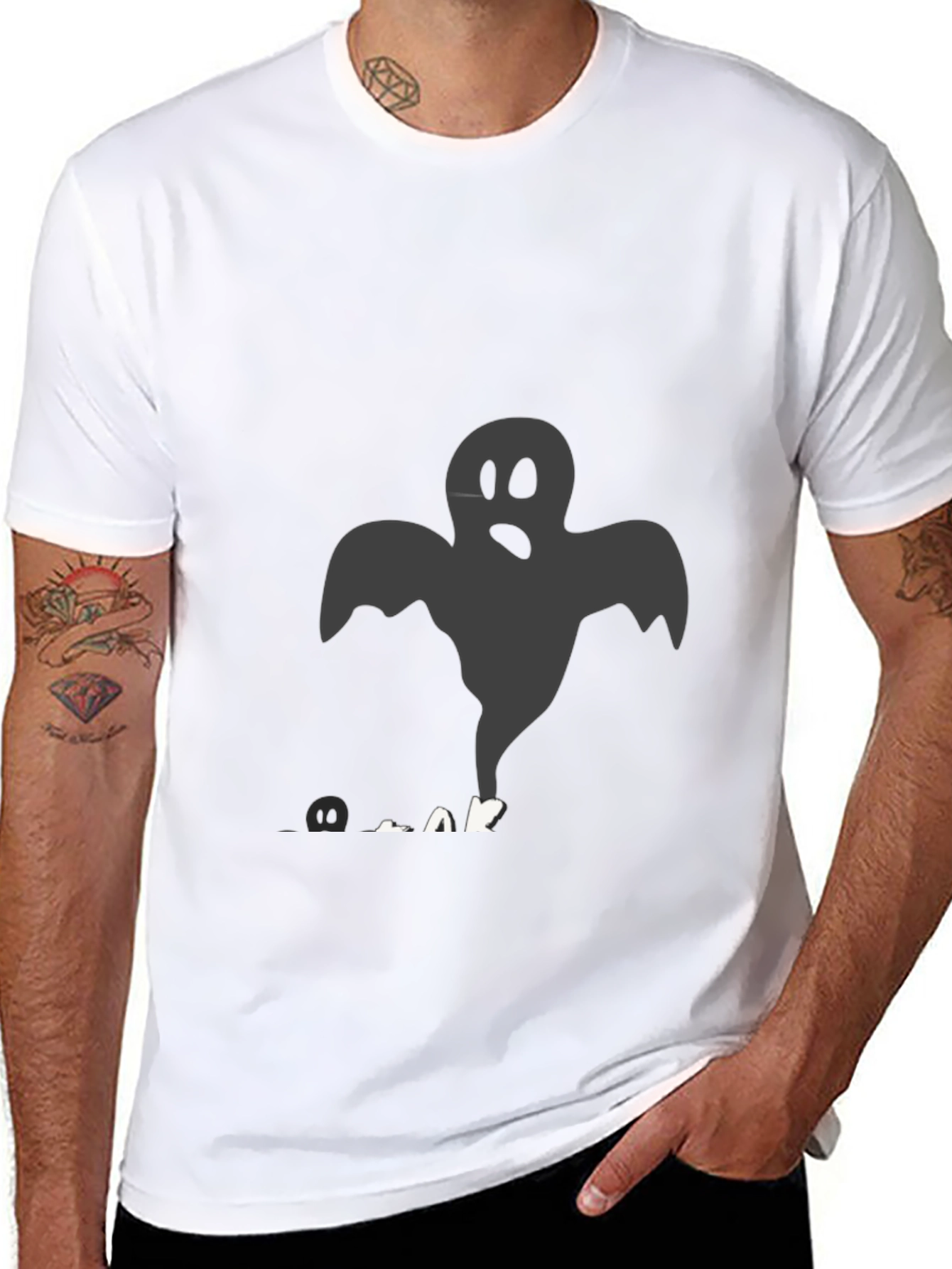 Spooky Season Ghost Graphic Tee