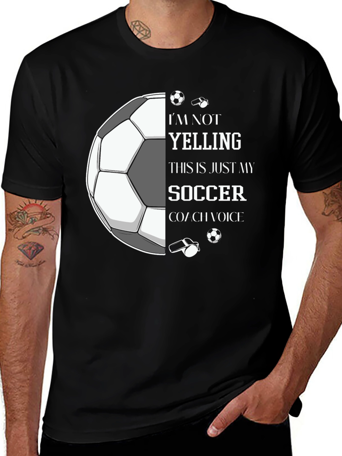 Soccer Coach Voice Graphic Tee