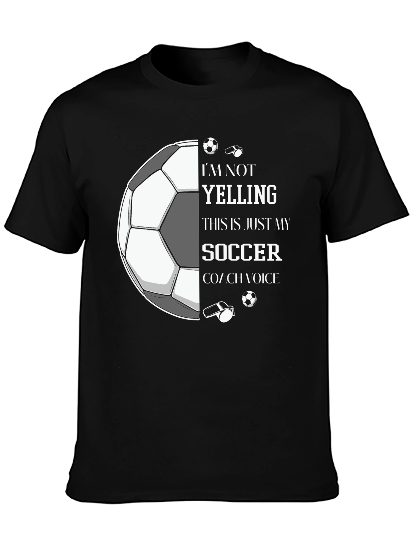 Soccer Coach Voice Graphic Tee