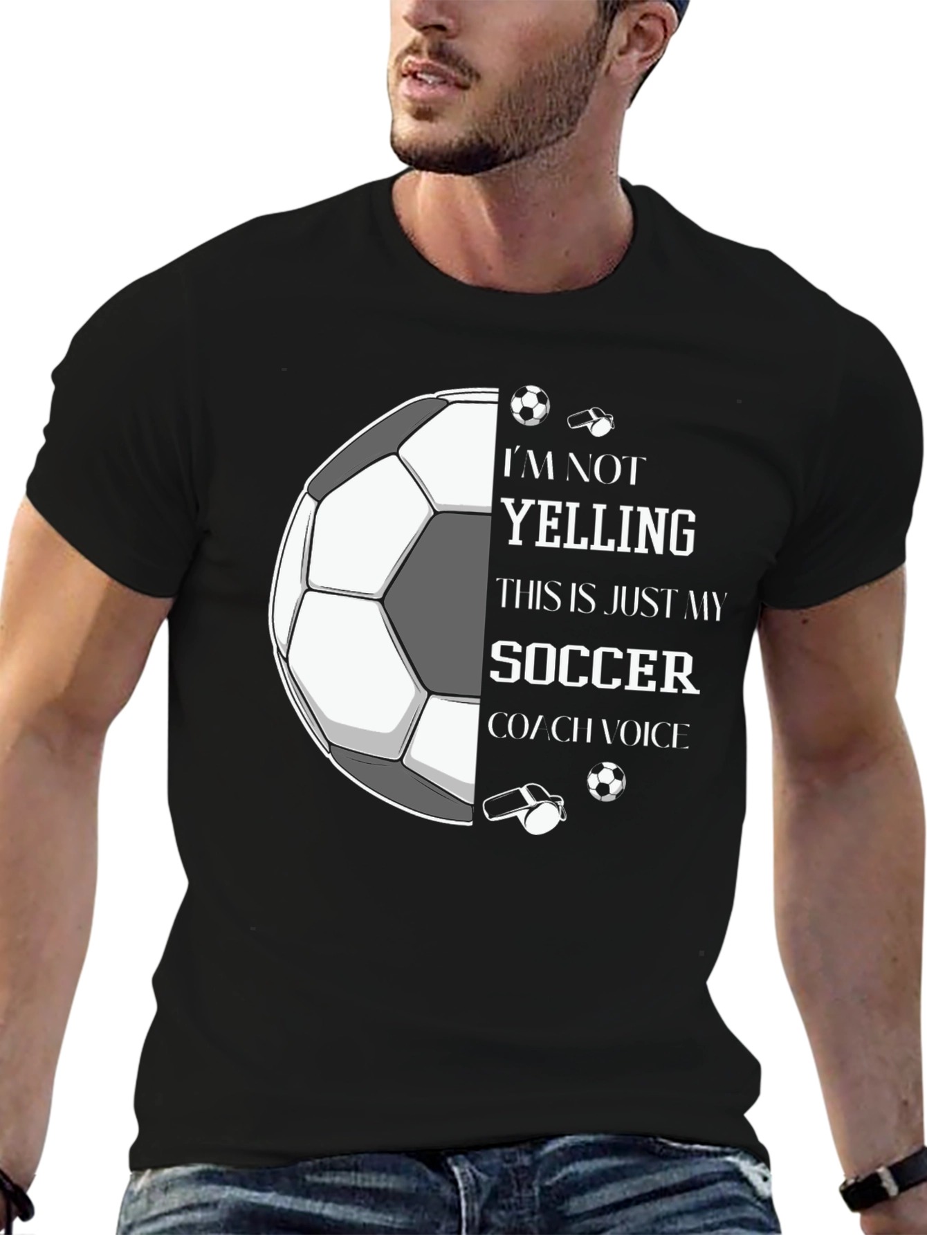 Soccer Coach Voice Graphic Tee