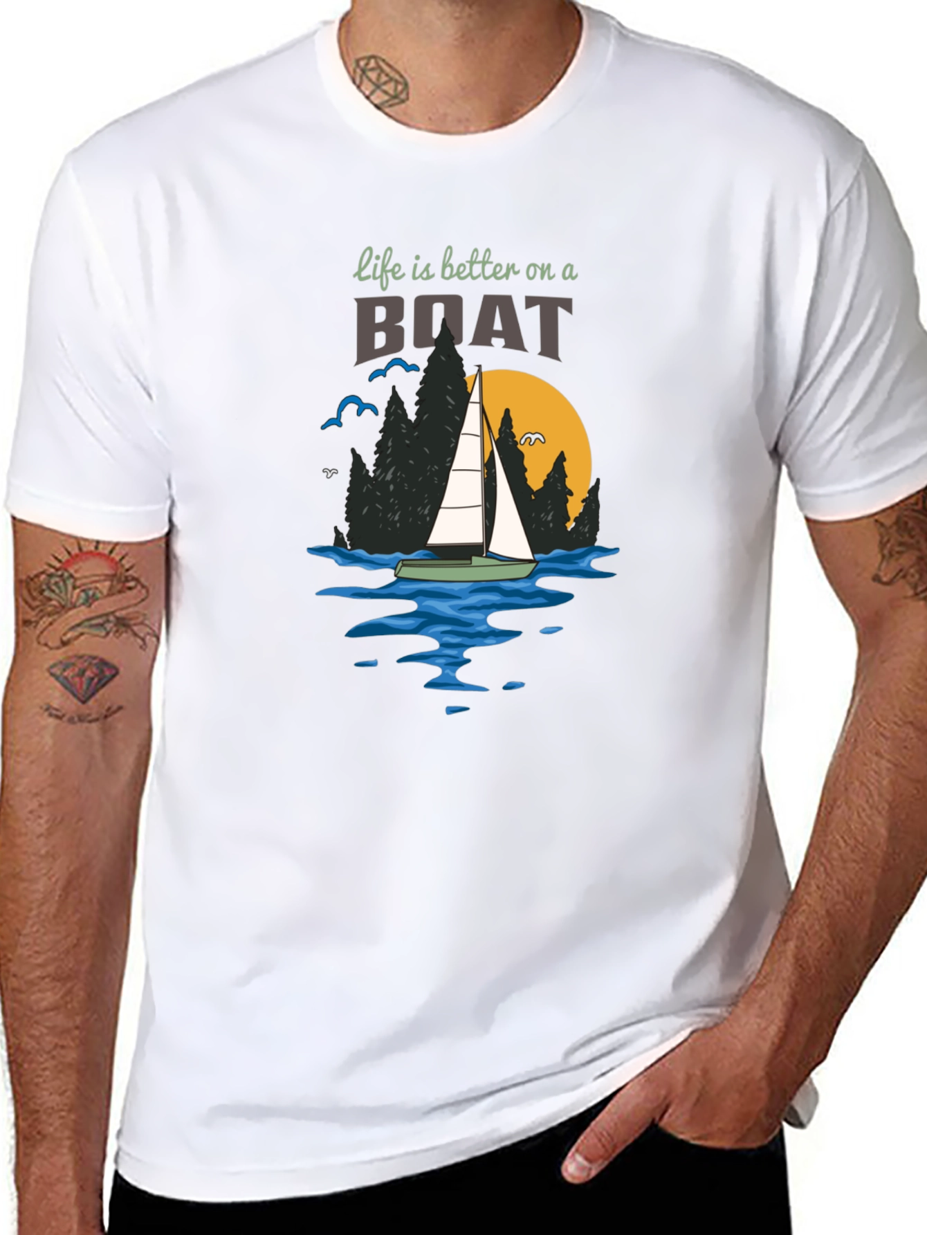 Life is Better on a Boat Graphic Tee