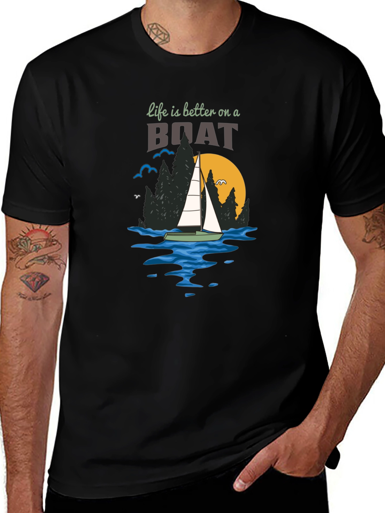 Life is Better on a Boat Graphic Tee