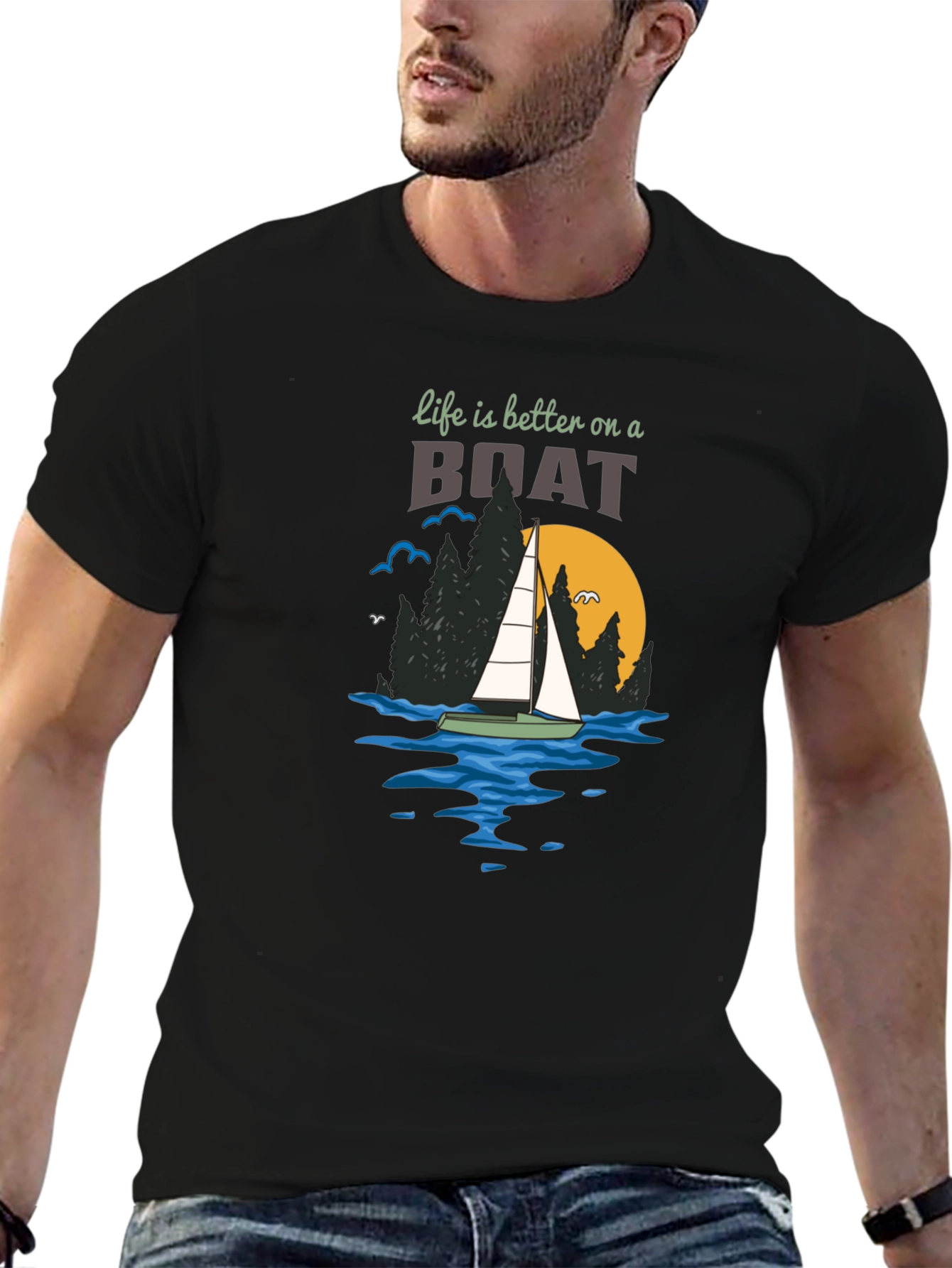 Life is Better on a Boat Graphic Tee