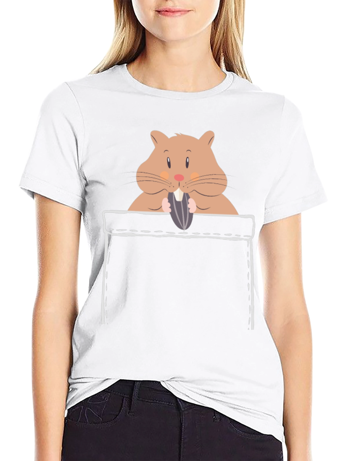 Hamster in Pocket Graphic Tee