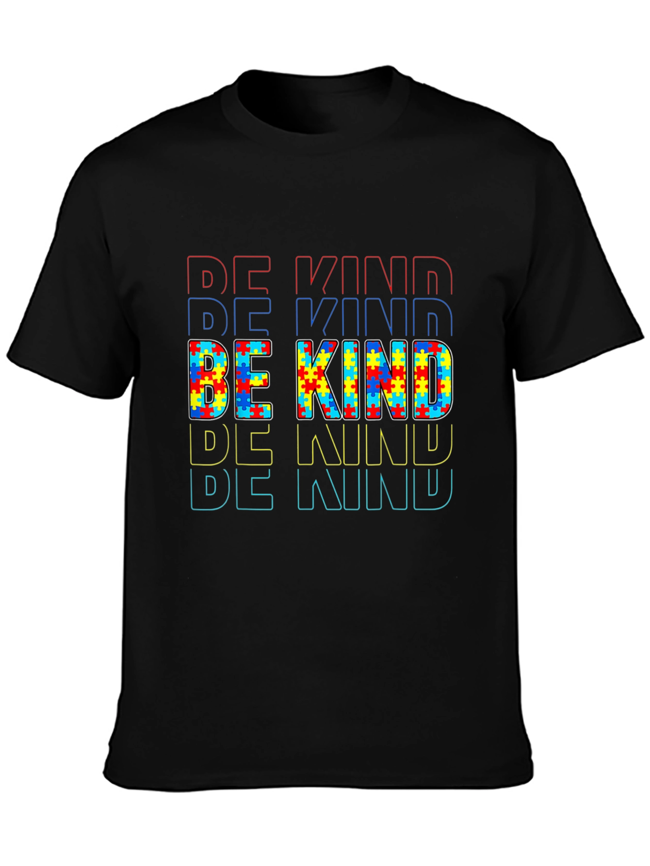 Be Kind Autism Awareness Graphic T-Shirt