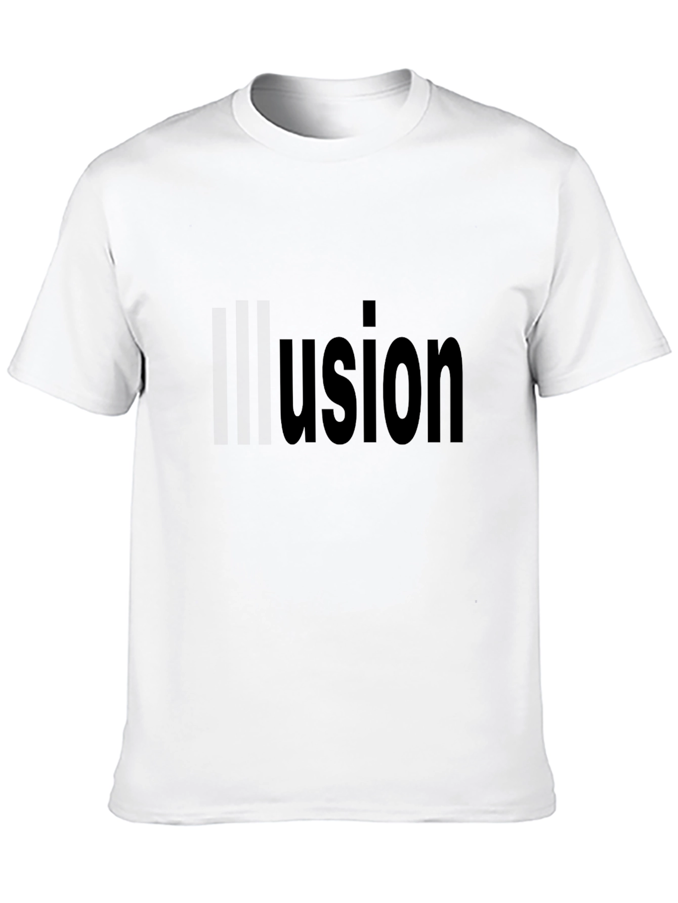 Black Usion Graphic T-Shirt - Casual Style