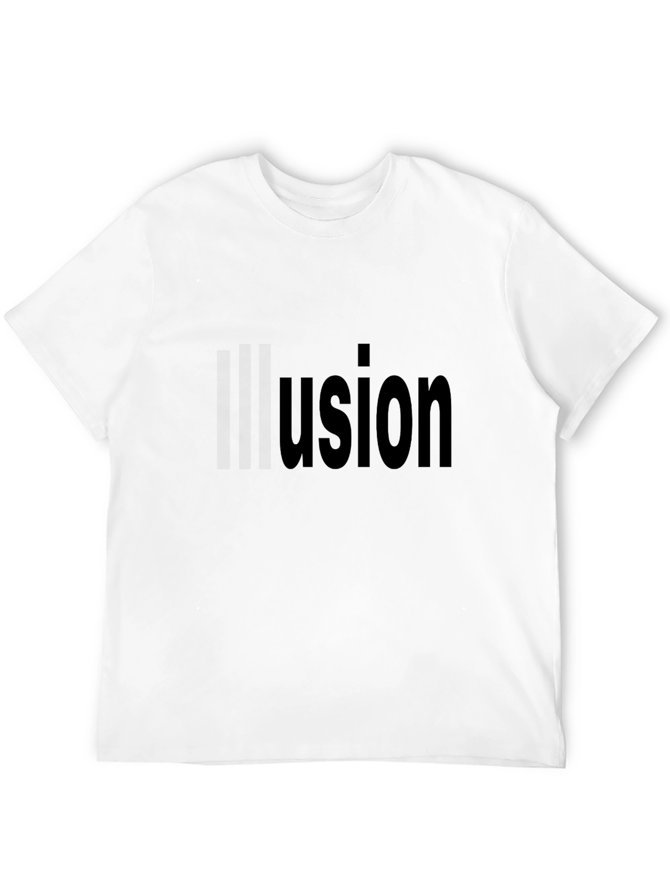 Black Usion Graphic T-Shirt - Casual Style