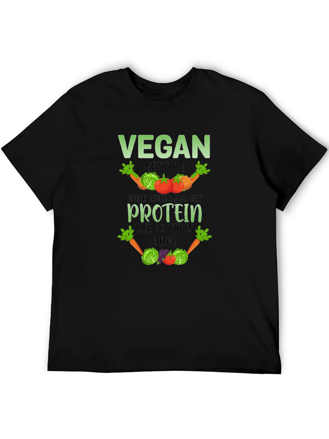 Vegan Protein Graphic T-Shirt