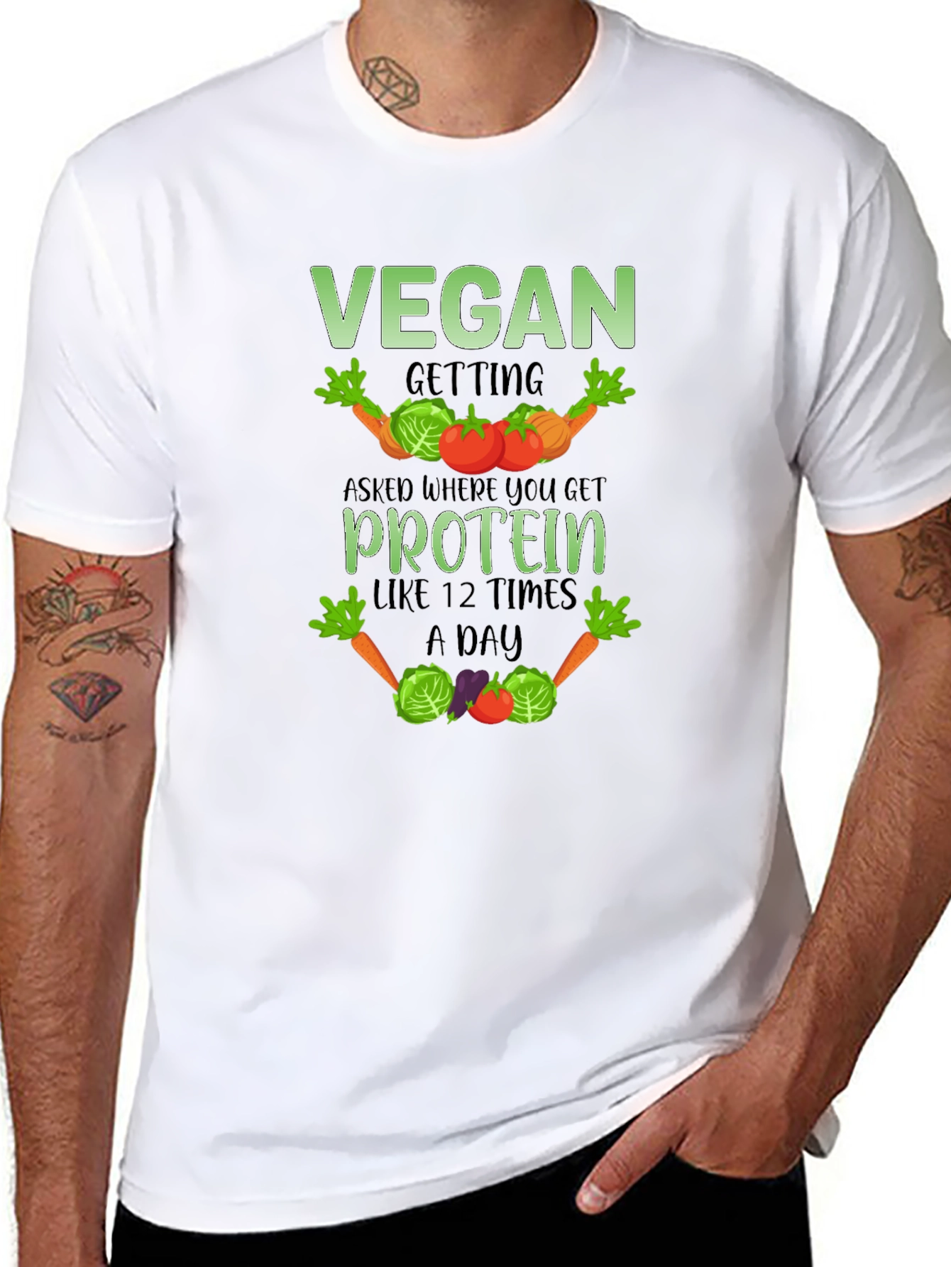 Vegan Protein Graphic T-Shirt