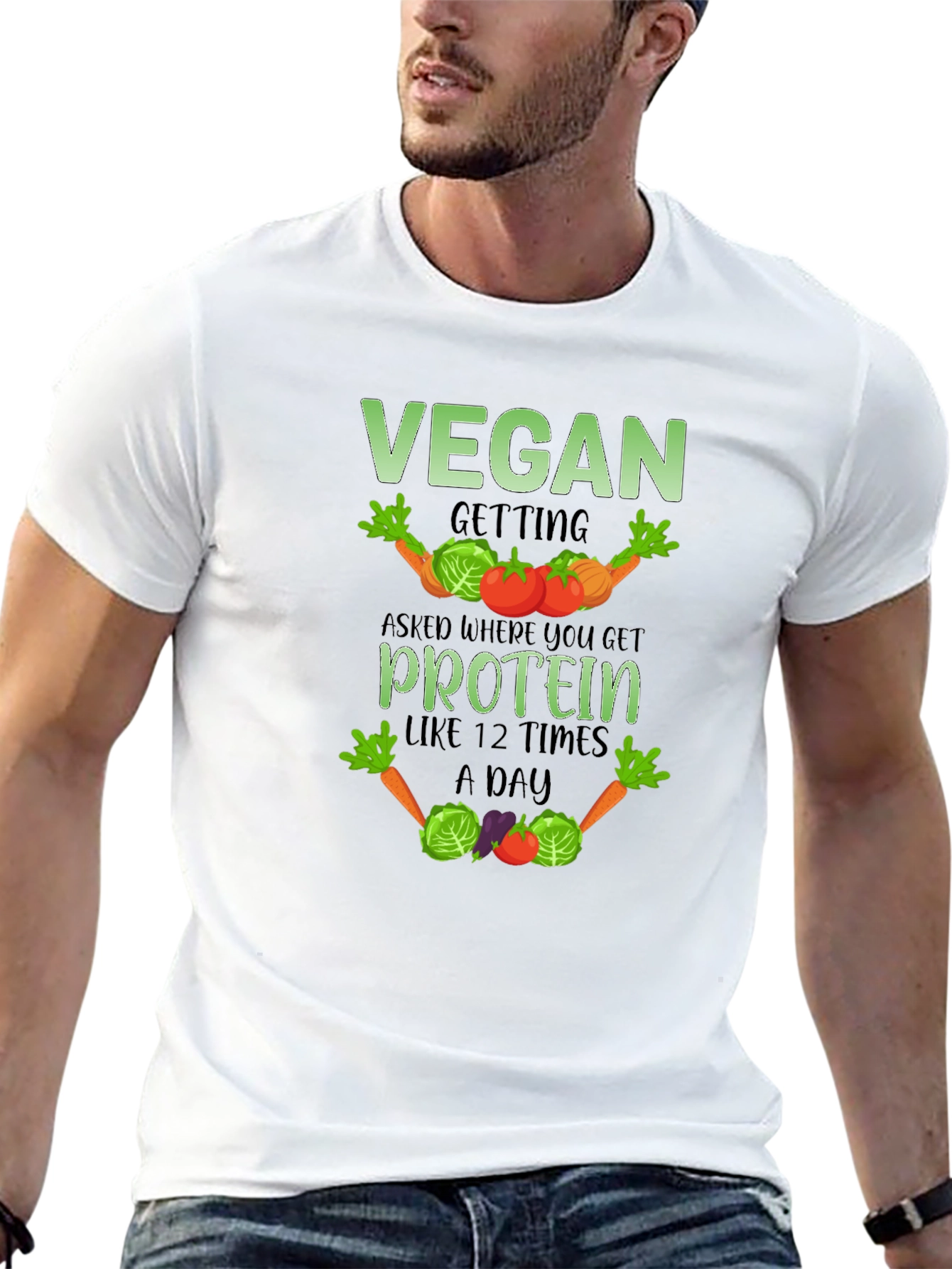 Vegan Protein Graphic T-Shirt