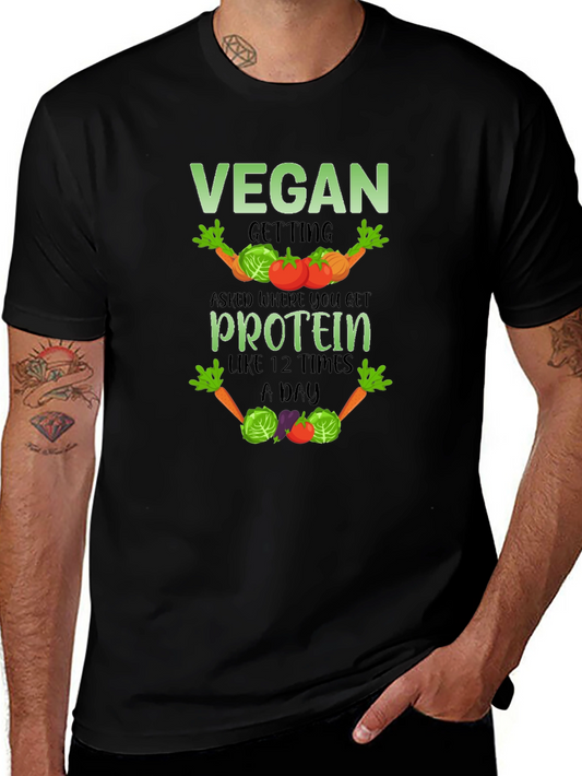 Vegan Protein Graphic T-Shirt