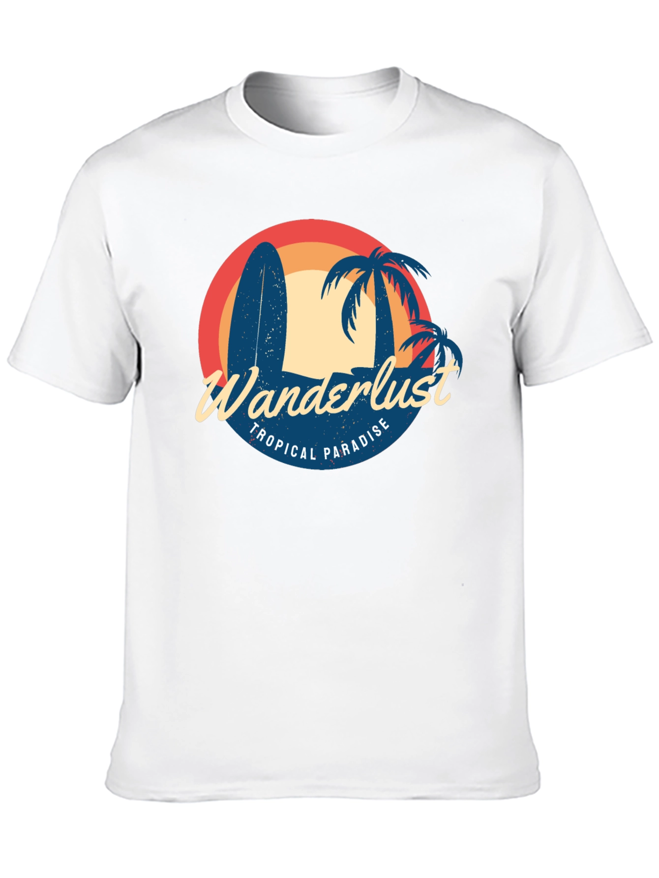 Wanderlust Tropical Paradise Graphic T-Shirt