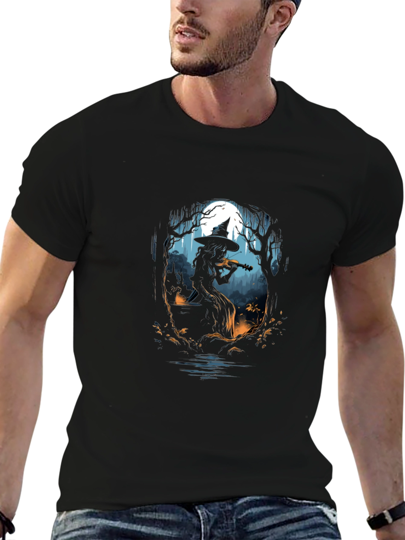 Witch Violinist Graphic Tee