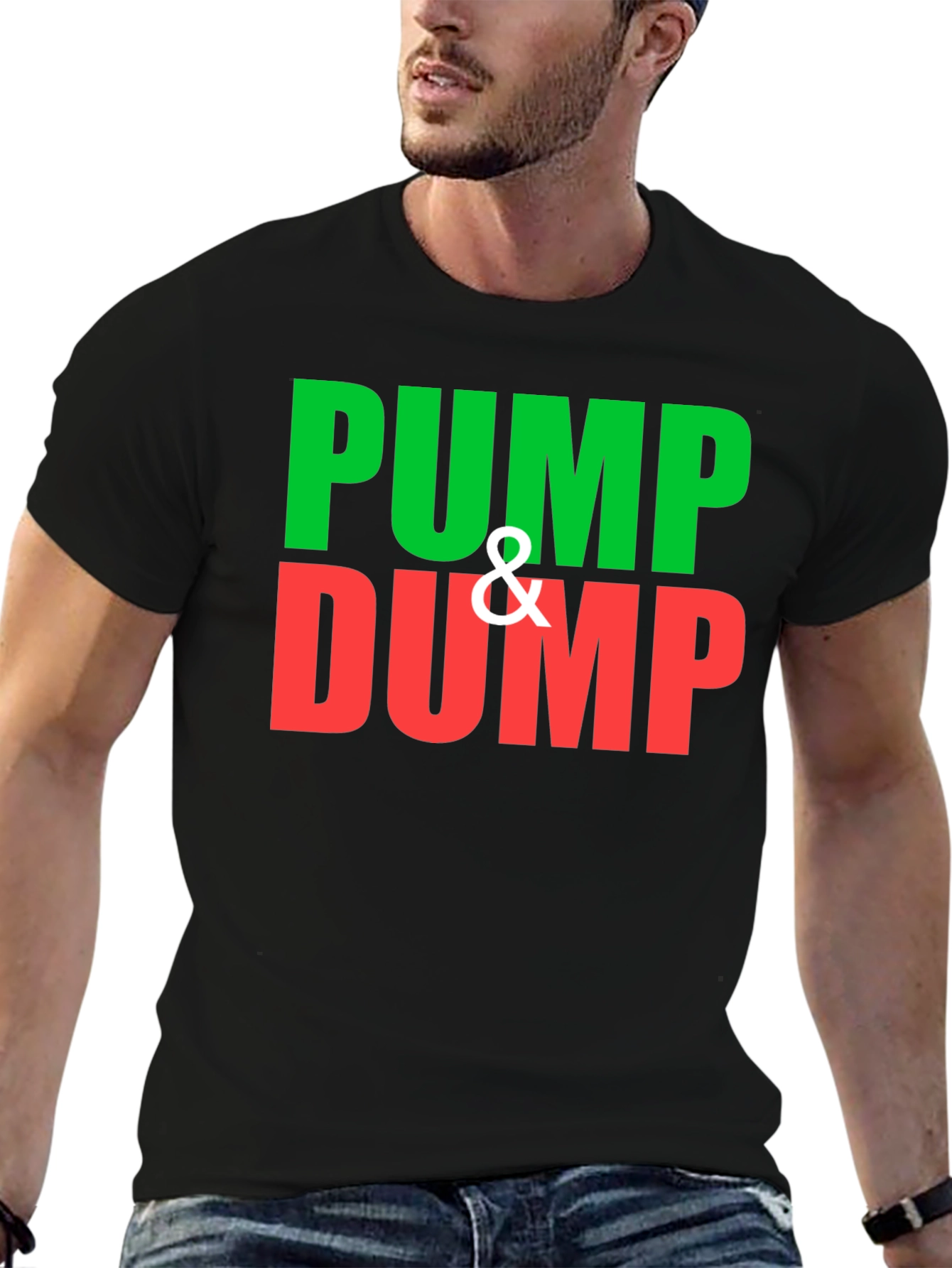 Pump & Dump Graphic T-Shirt - Black Tee