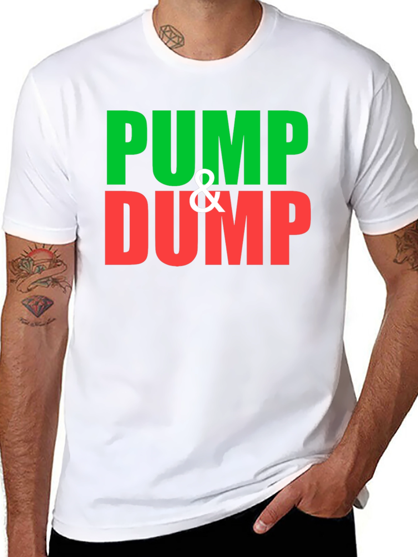 Pump & Dump Graphic T-Shirt - Black Tee