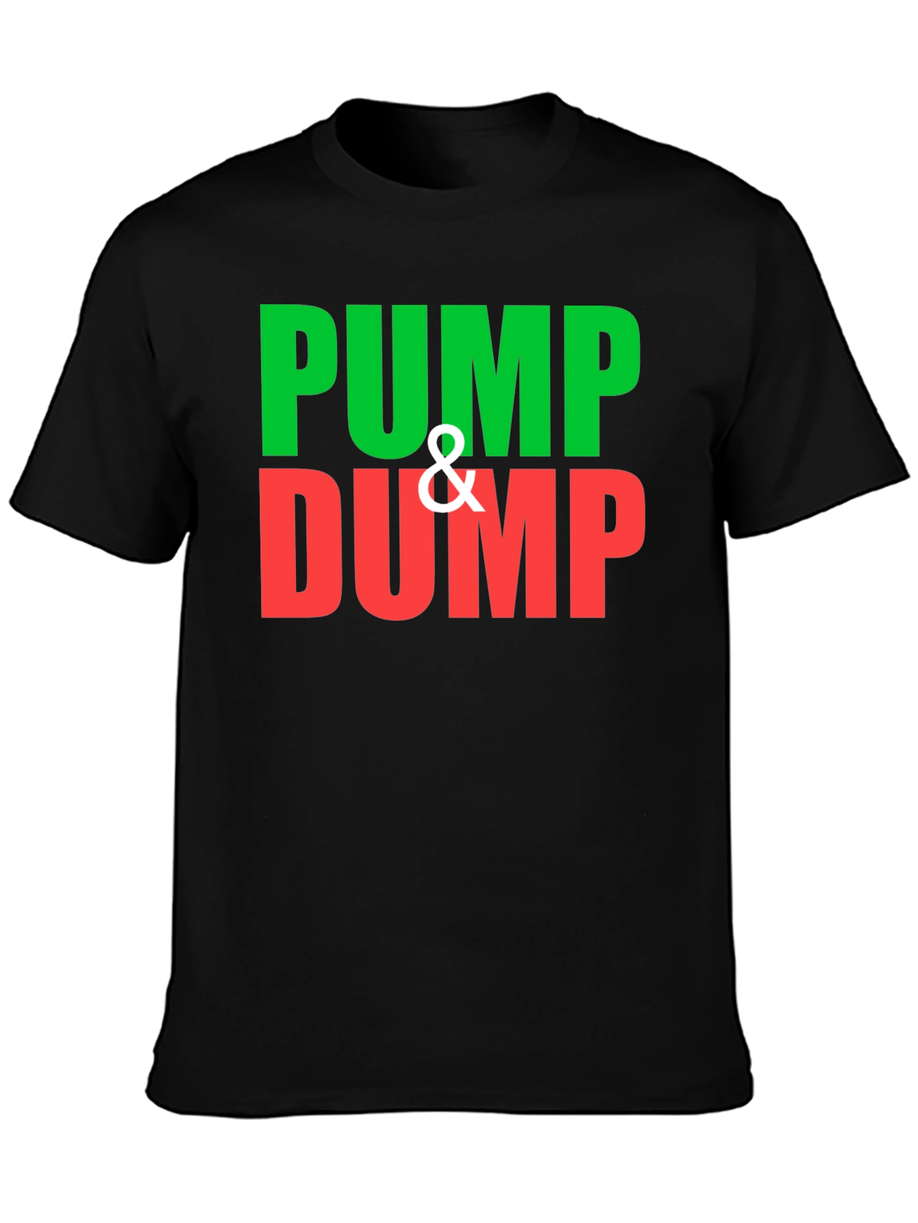 Pump & Dump Graphic T-Shirt - Black Tee