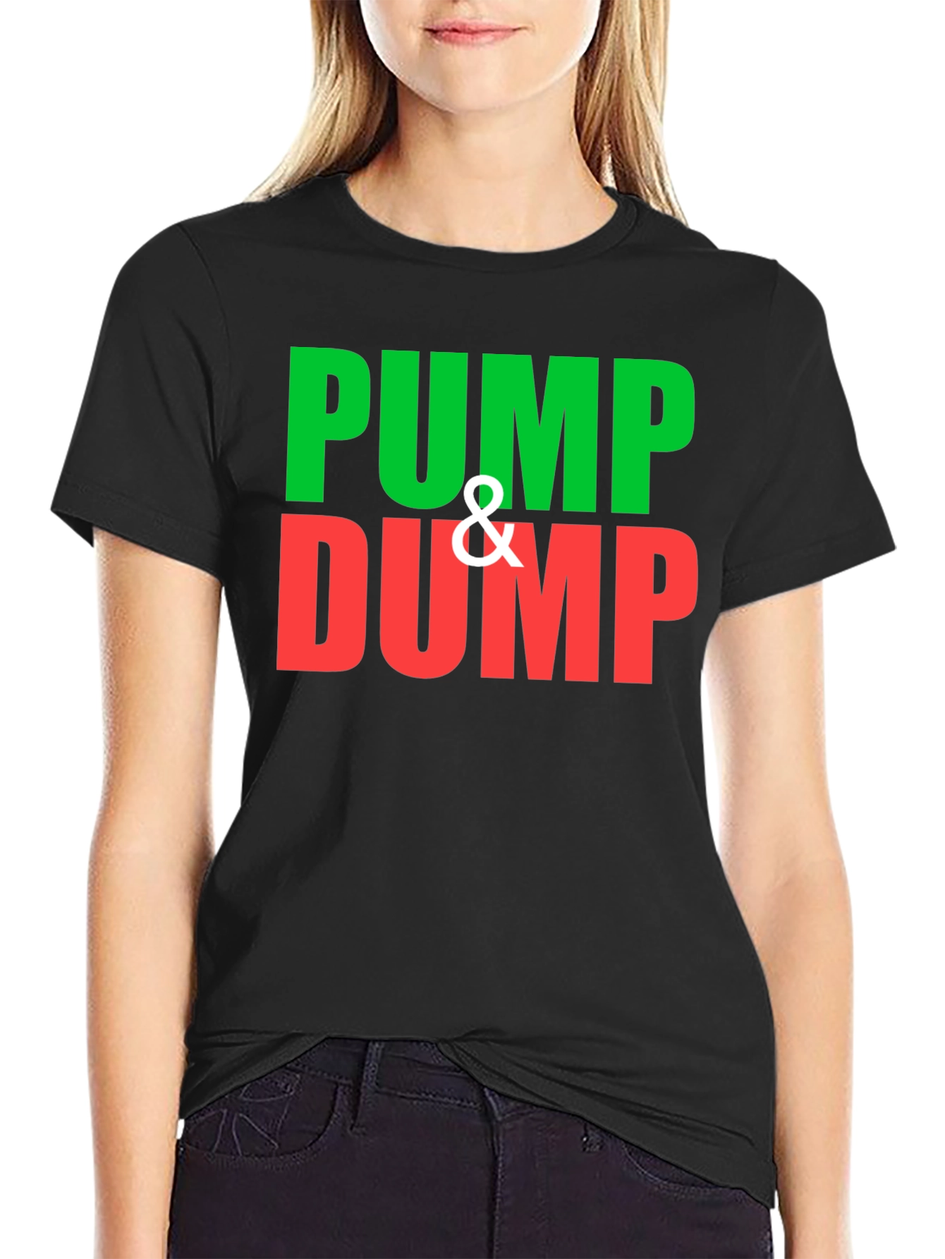 Pump & Dump Graphic T-Shirt - Black Tee