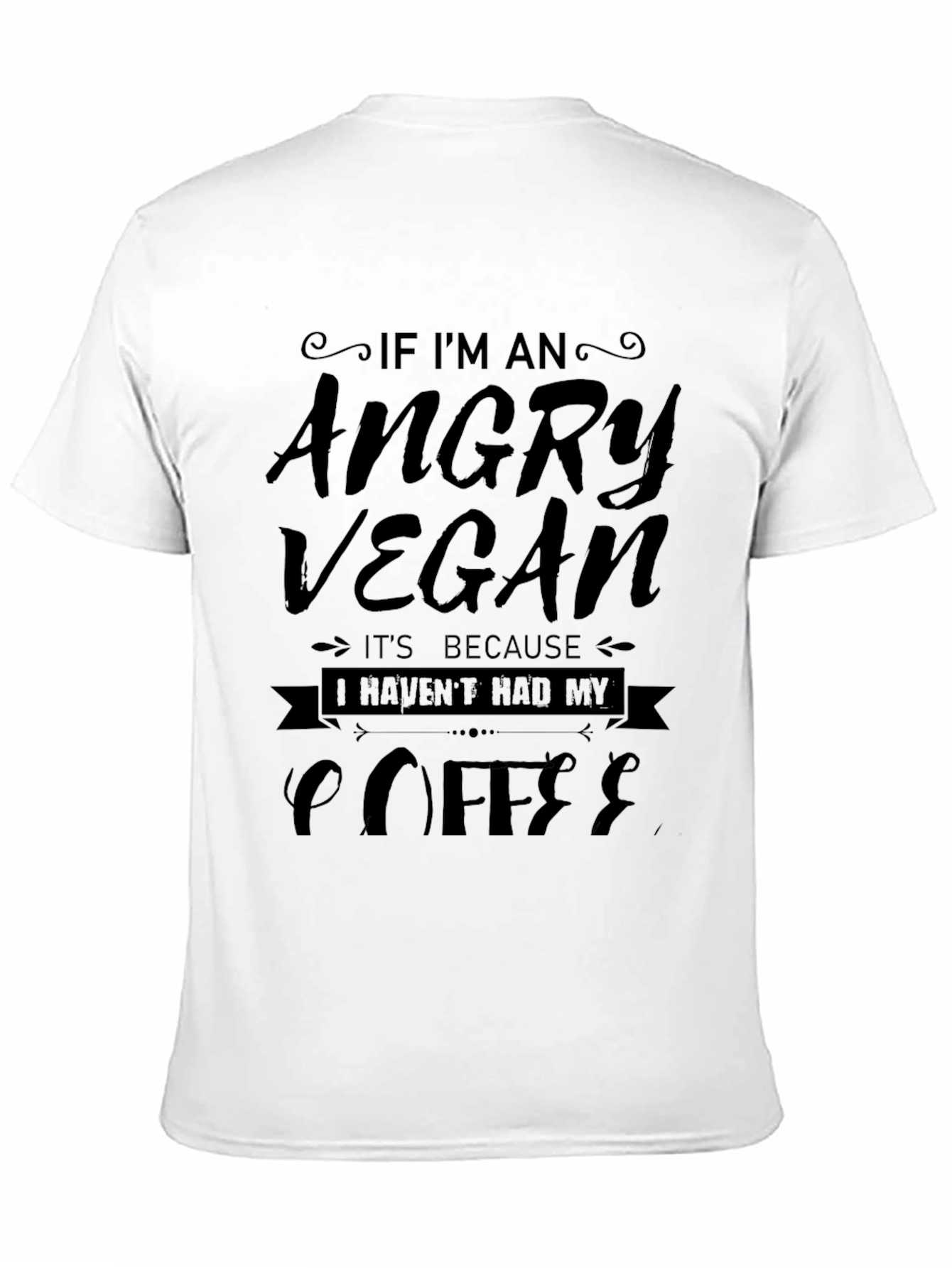 Angry Vegan Coffee T-Shirt
