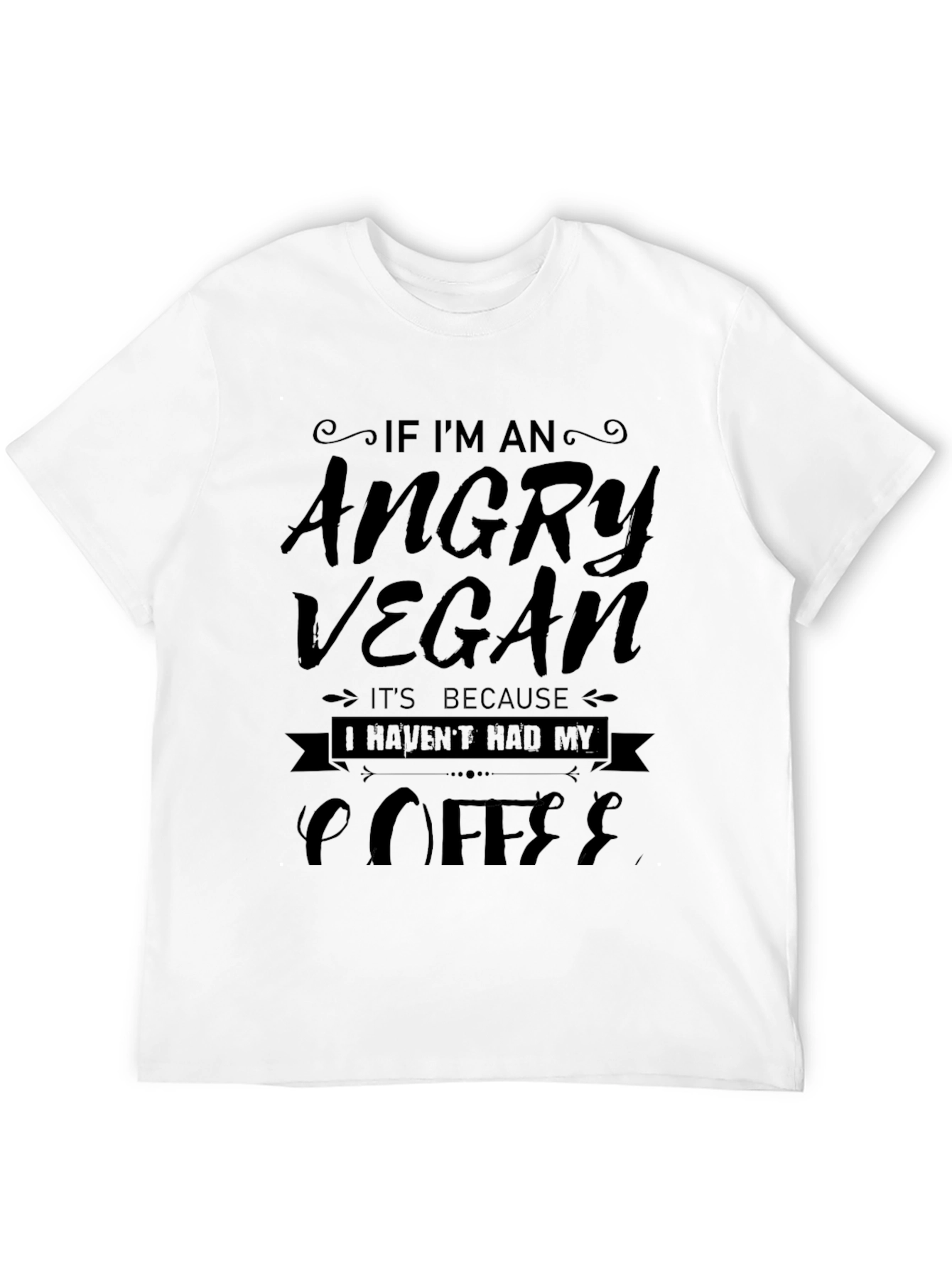 Angry Vegan Coffee T-Shirt