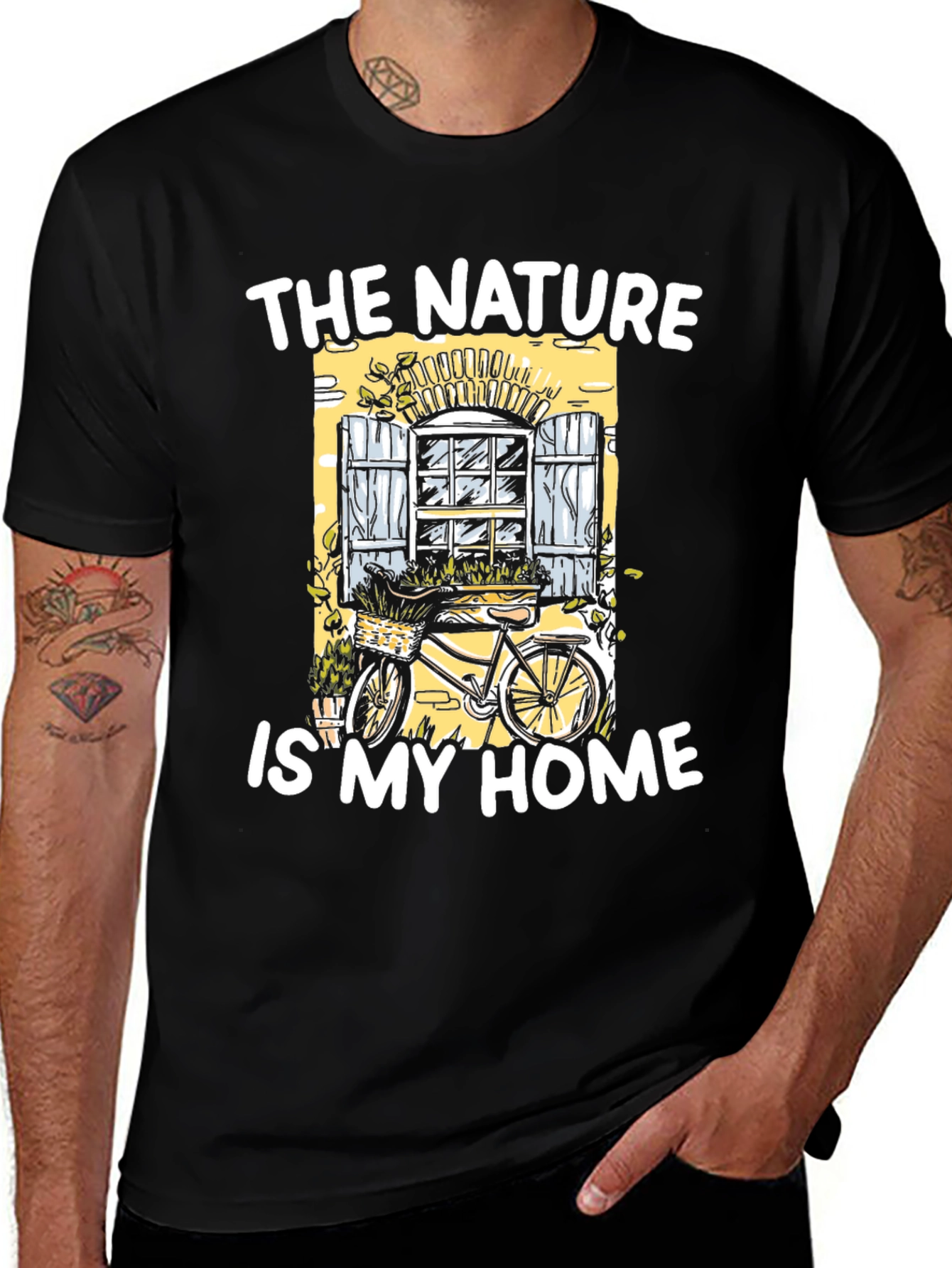 Nature is My Home Graphic T-Shirt