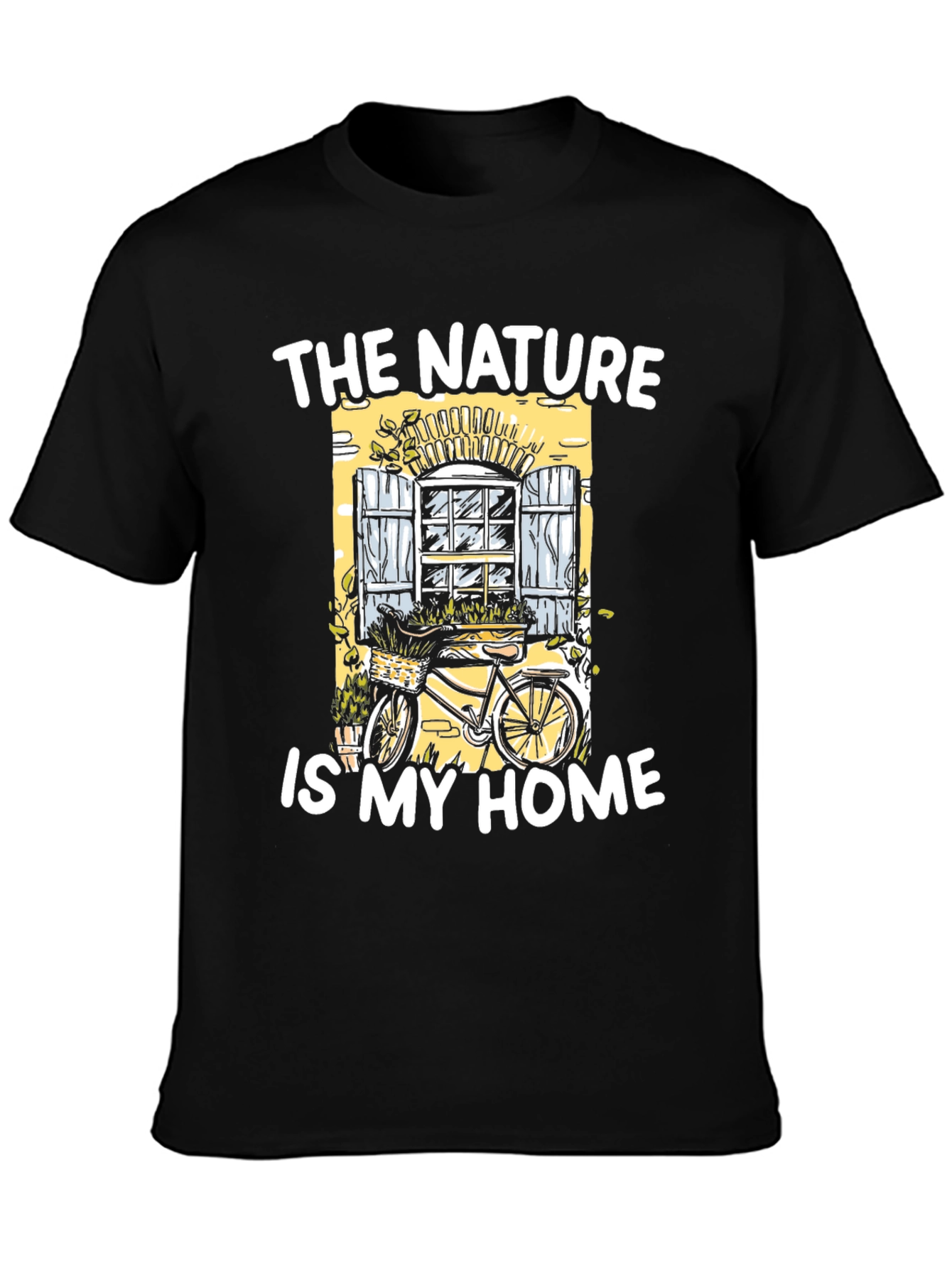 Nature is My Home Graphic T-Shirt