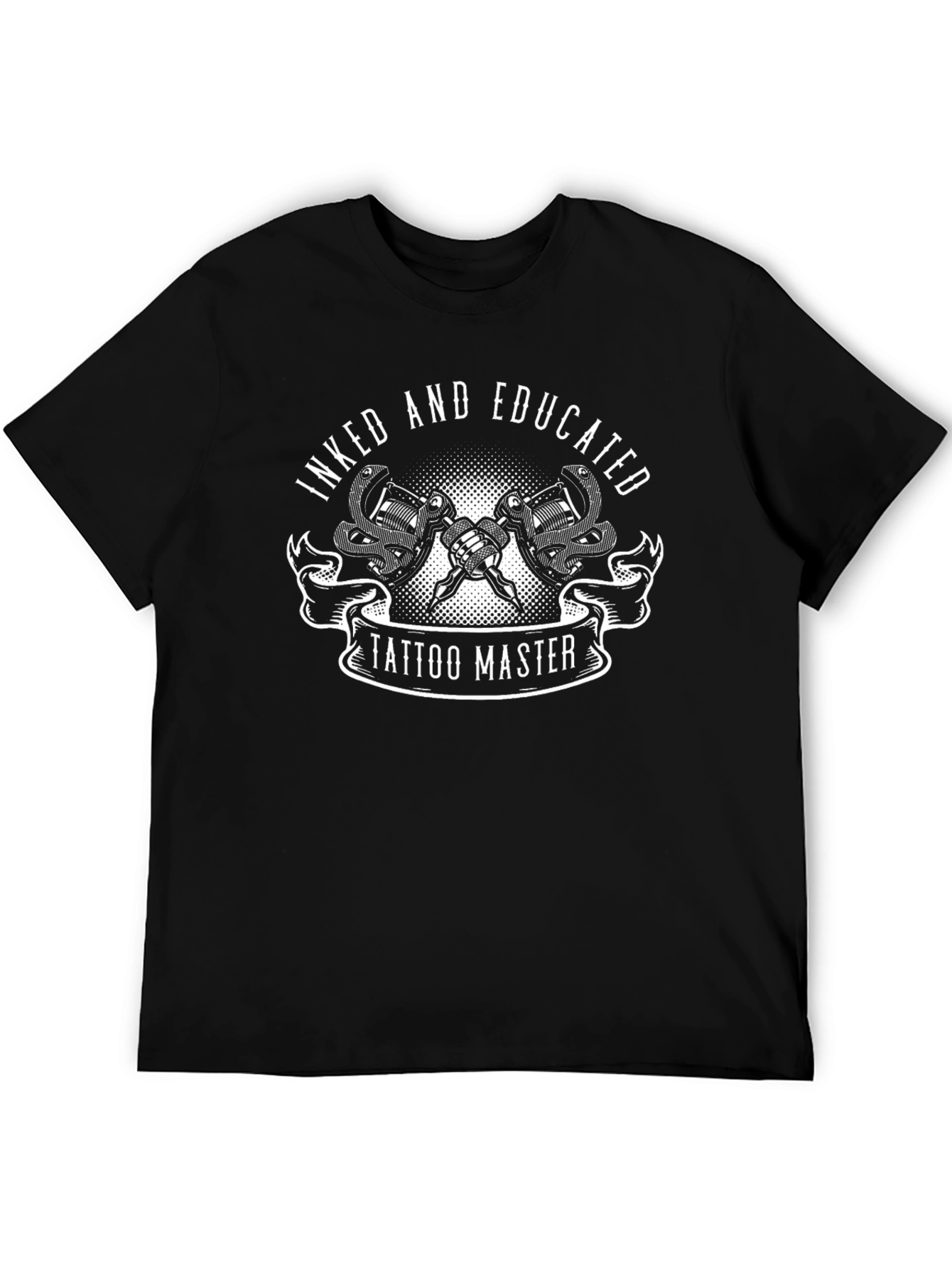 Inked and Educated Tattoo Master Black T-Shirt