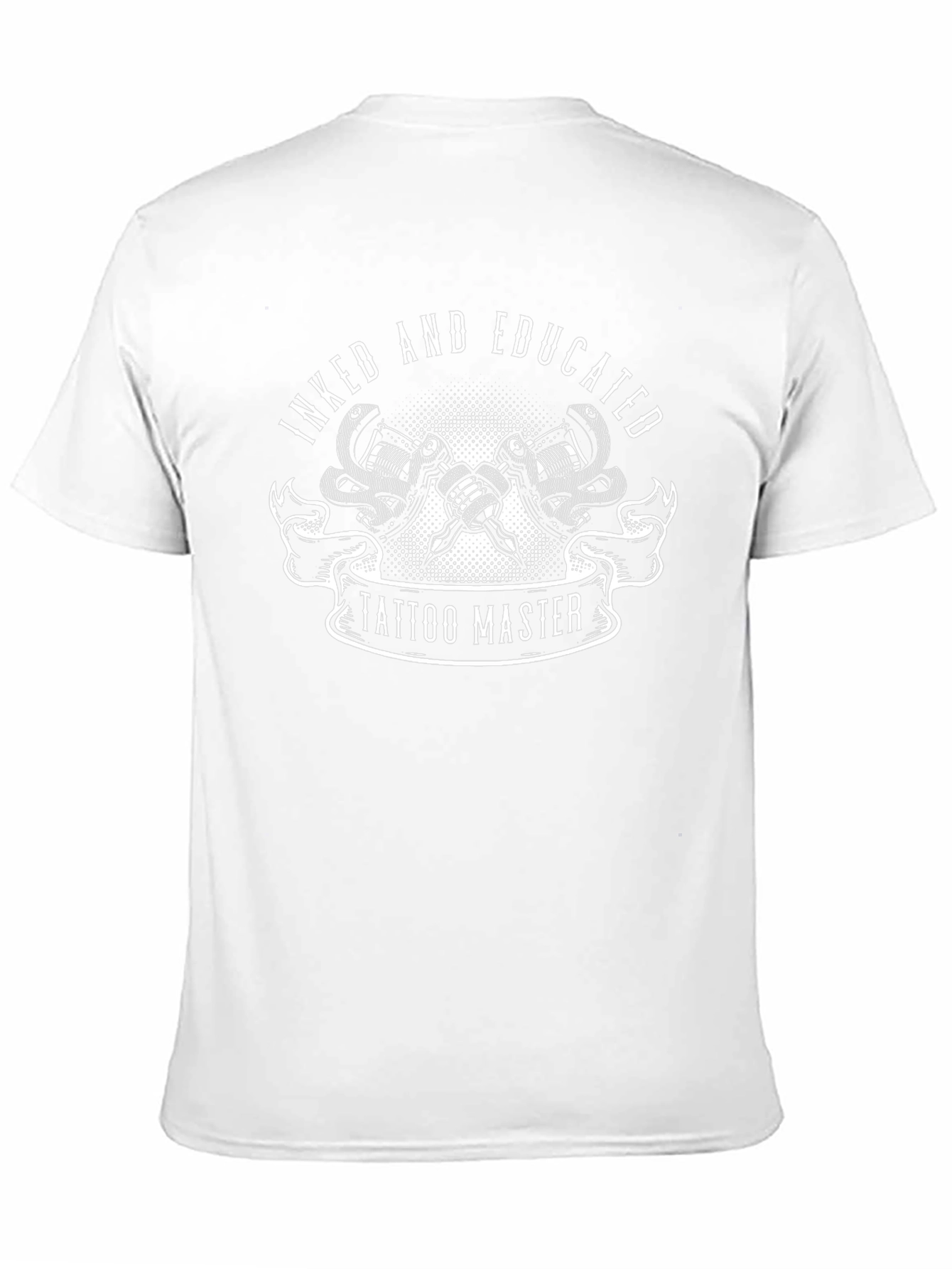 Inked and Educated Tattoo Master Black T-Shirt