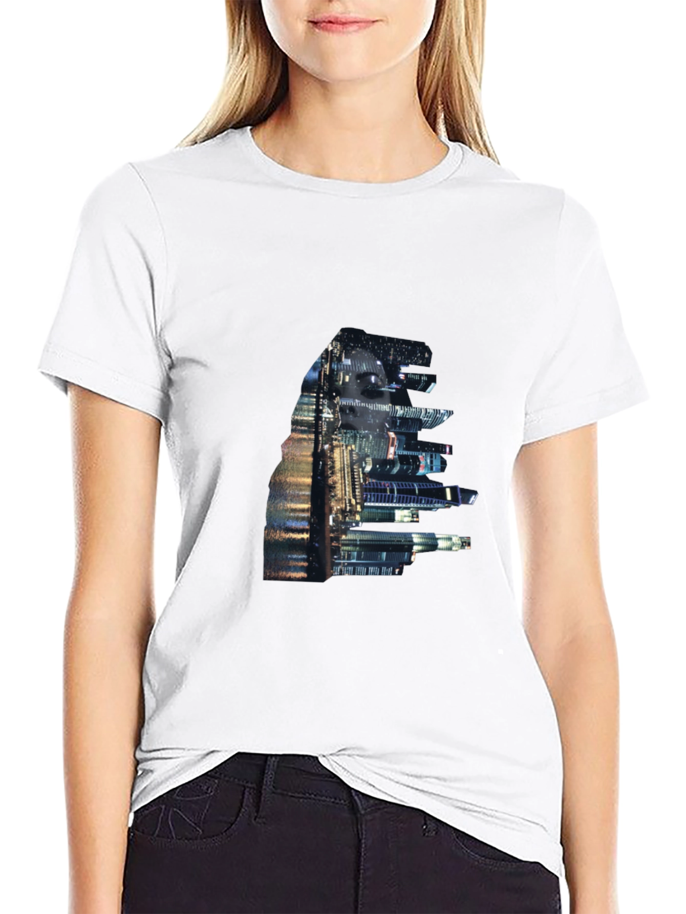 Urban Nightscape Tee - City Lights Design