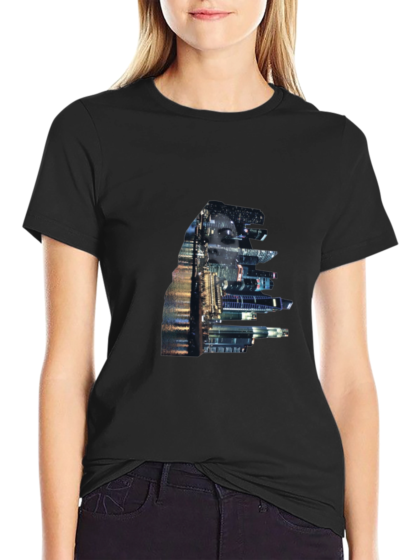 Urban Nightscape Tee - City Lights Design
