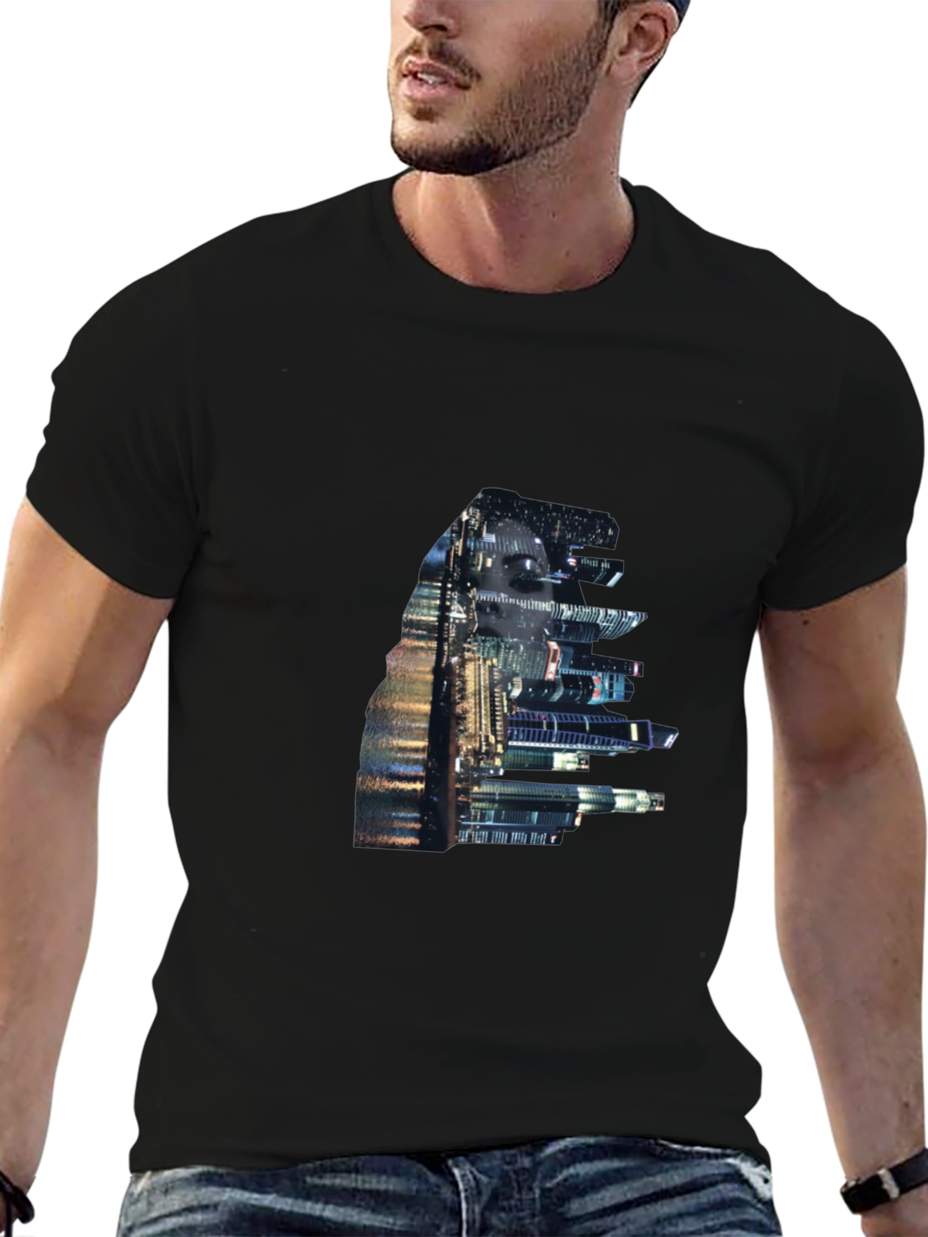 Urban Nightscape Tee - City Lights Design