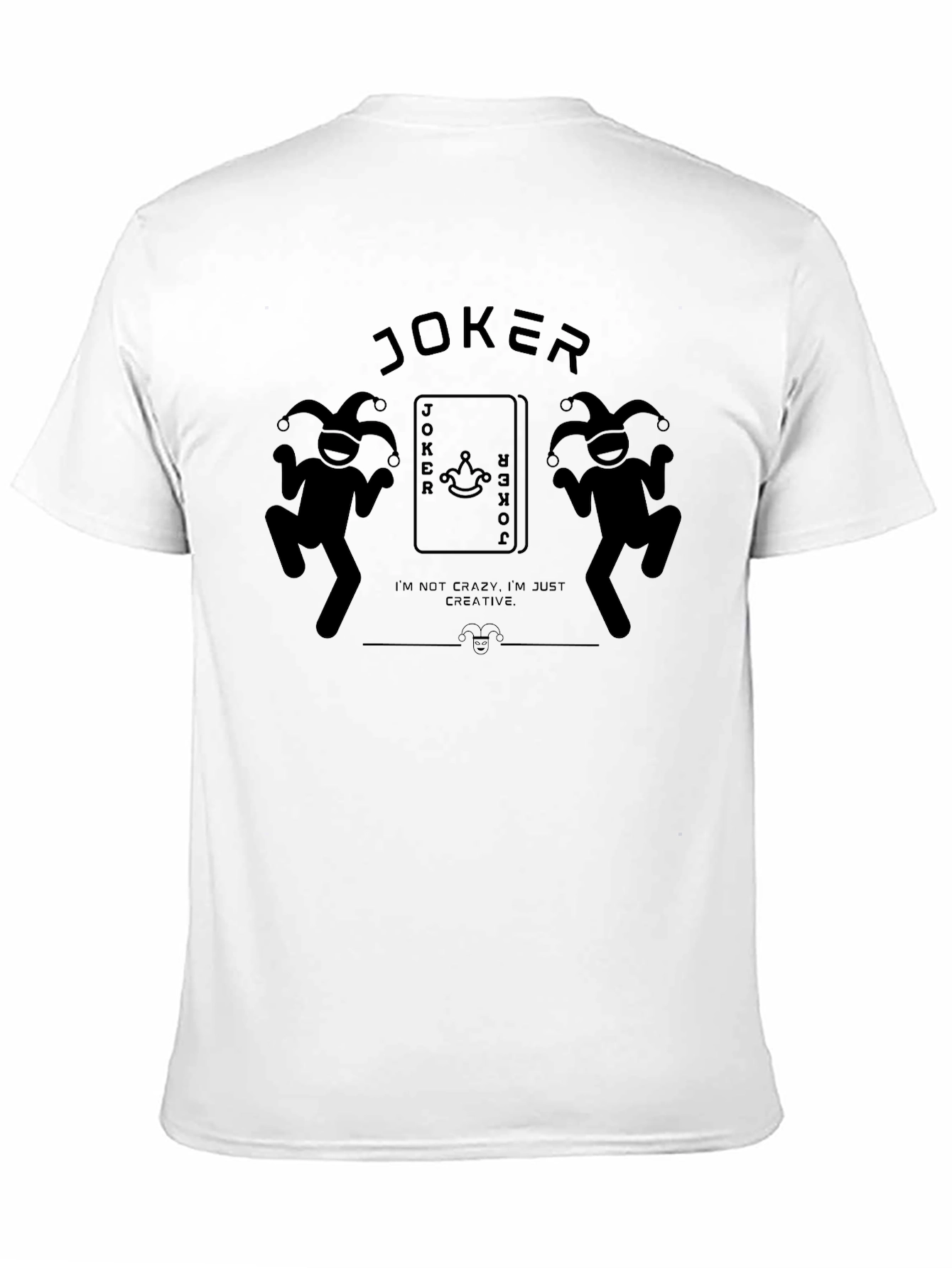Joker Graphic Tee - Black Crew Neck T-Shirt