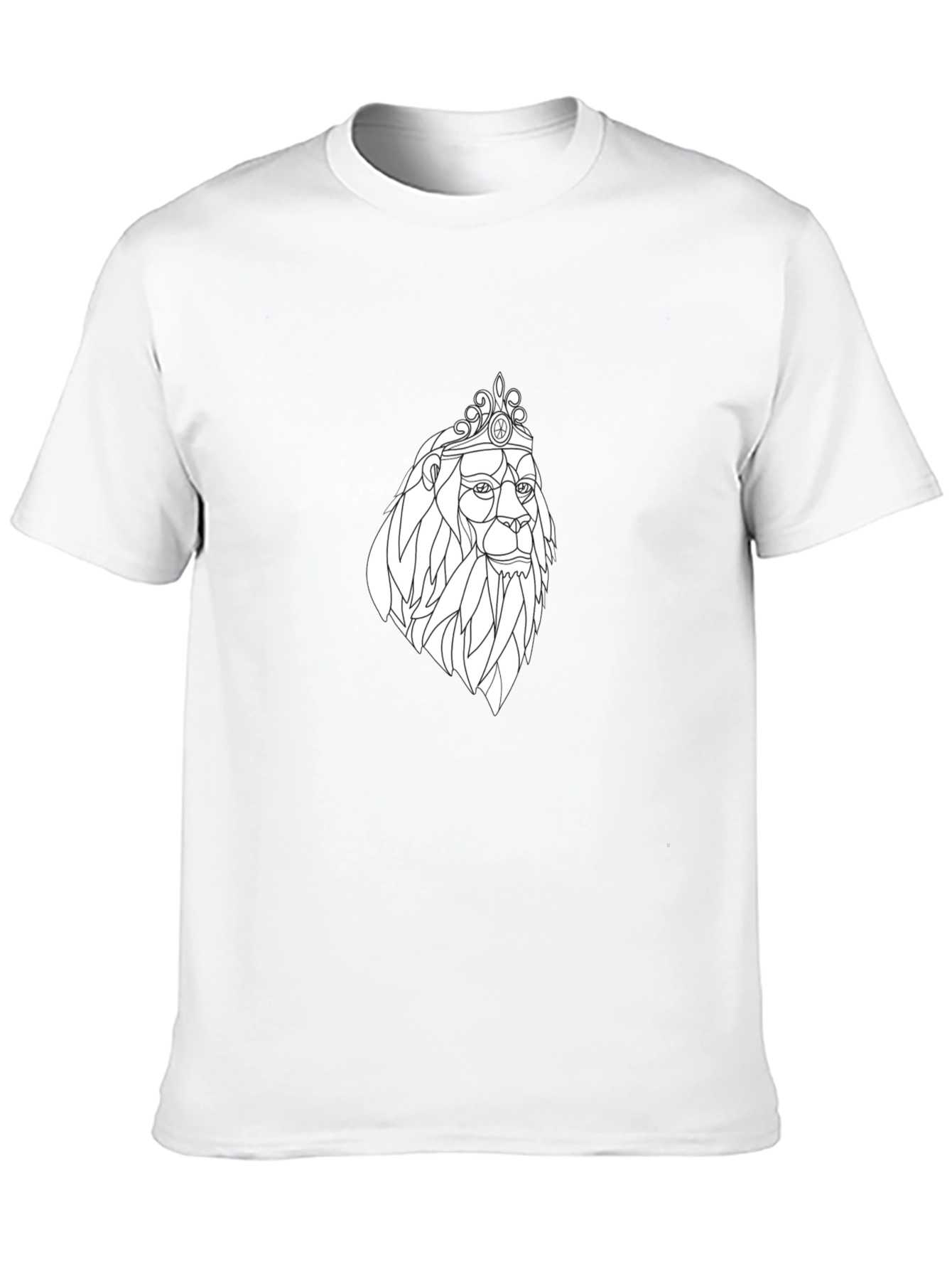 Lion King Graphic Tee - Modern Black T-Shirt