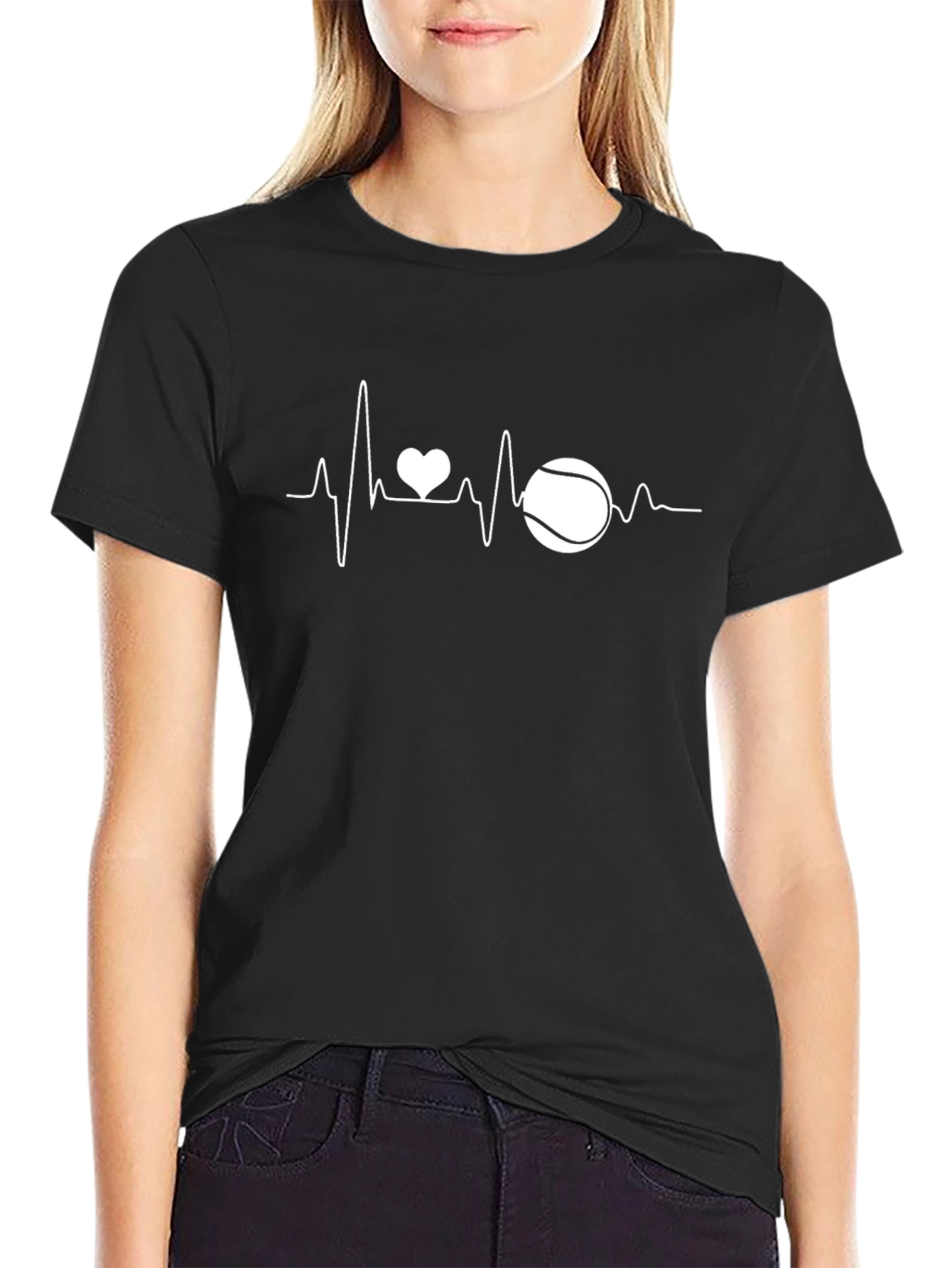 Heartbeat Tennis T-Shirt - Love of the Game!