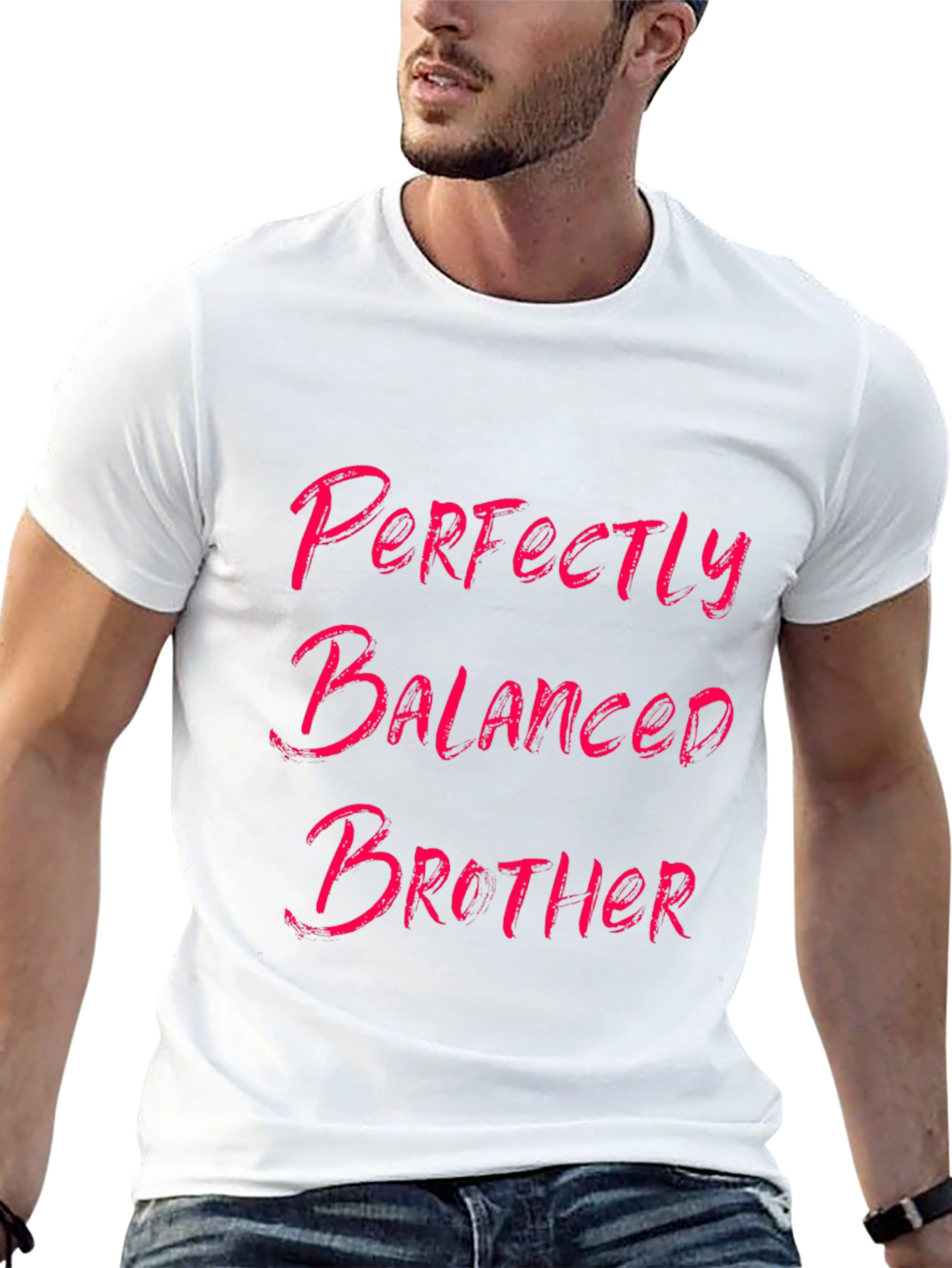 Perfectly Balanced Brother Graphic Tee - Black