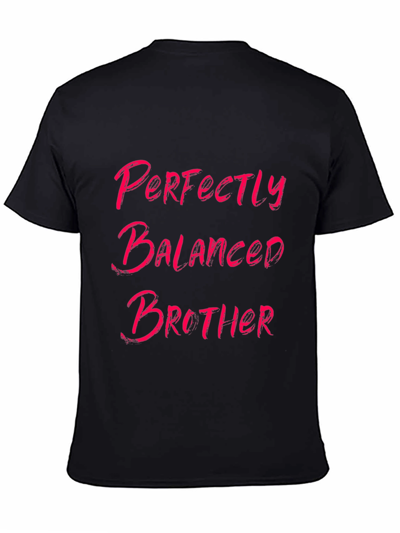 Perfectly Balanced Brother Graphic Tee - Black